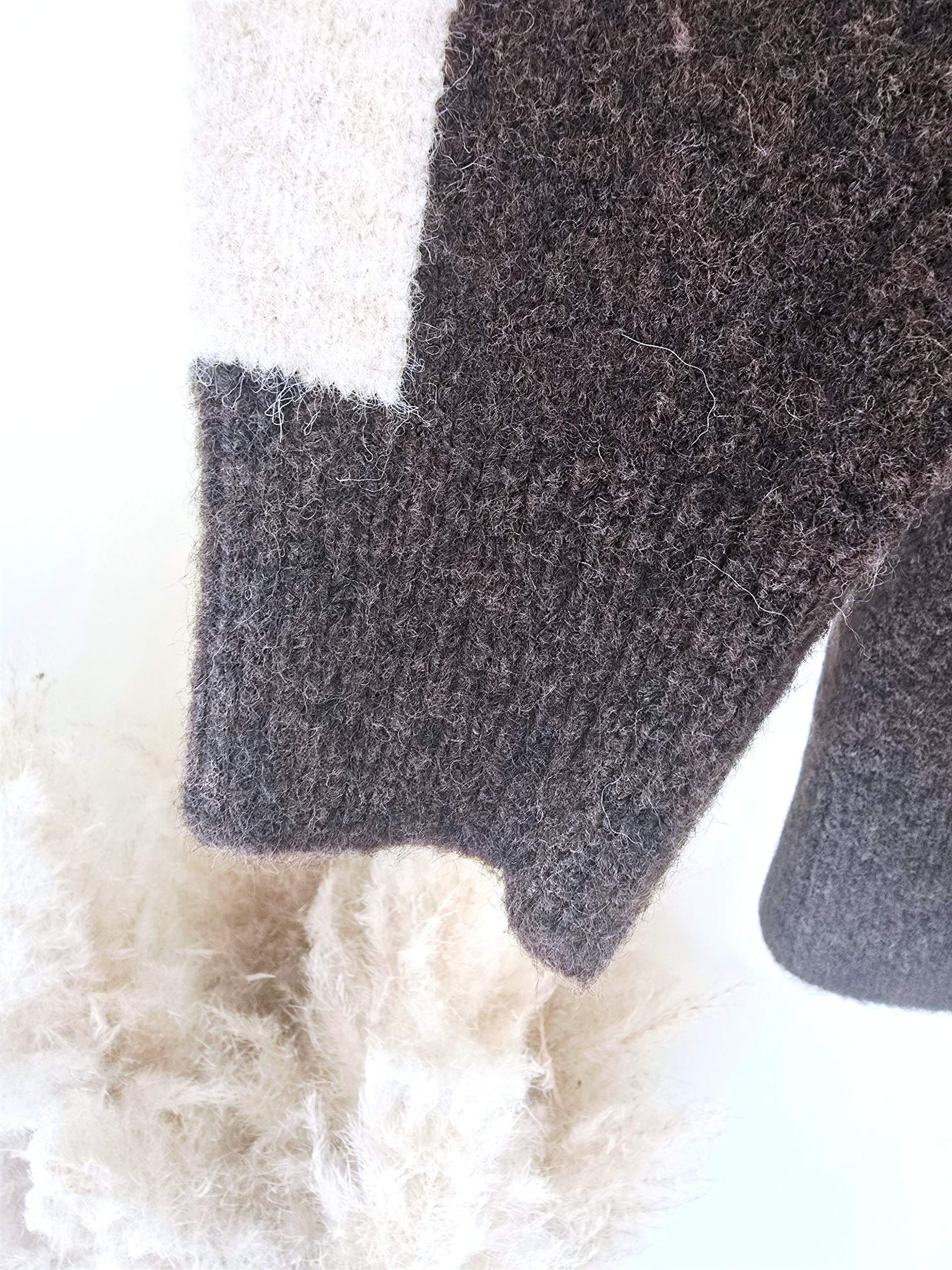 Cardigan love marron