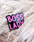 Pin's skull Boss Lady