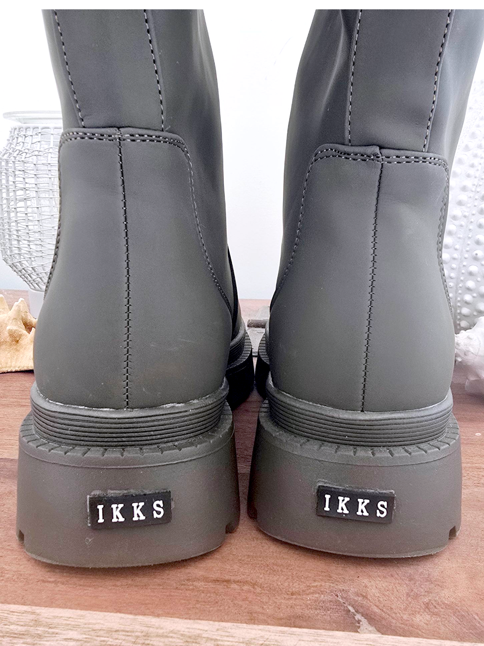 Bottes kaki