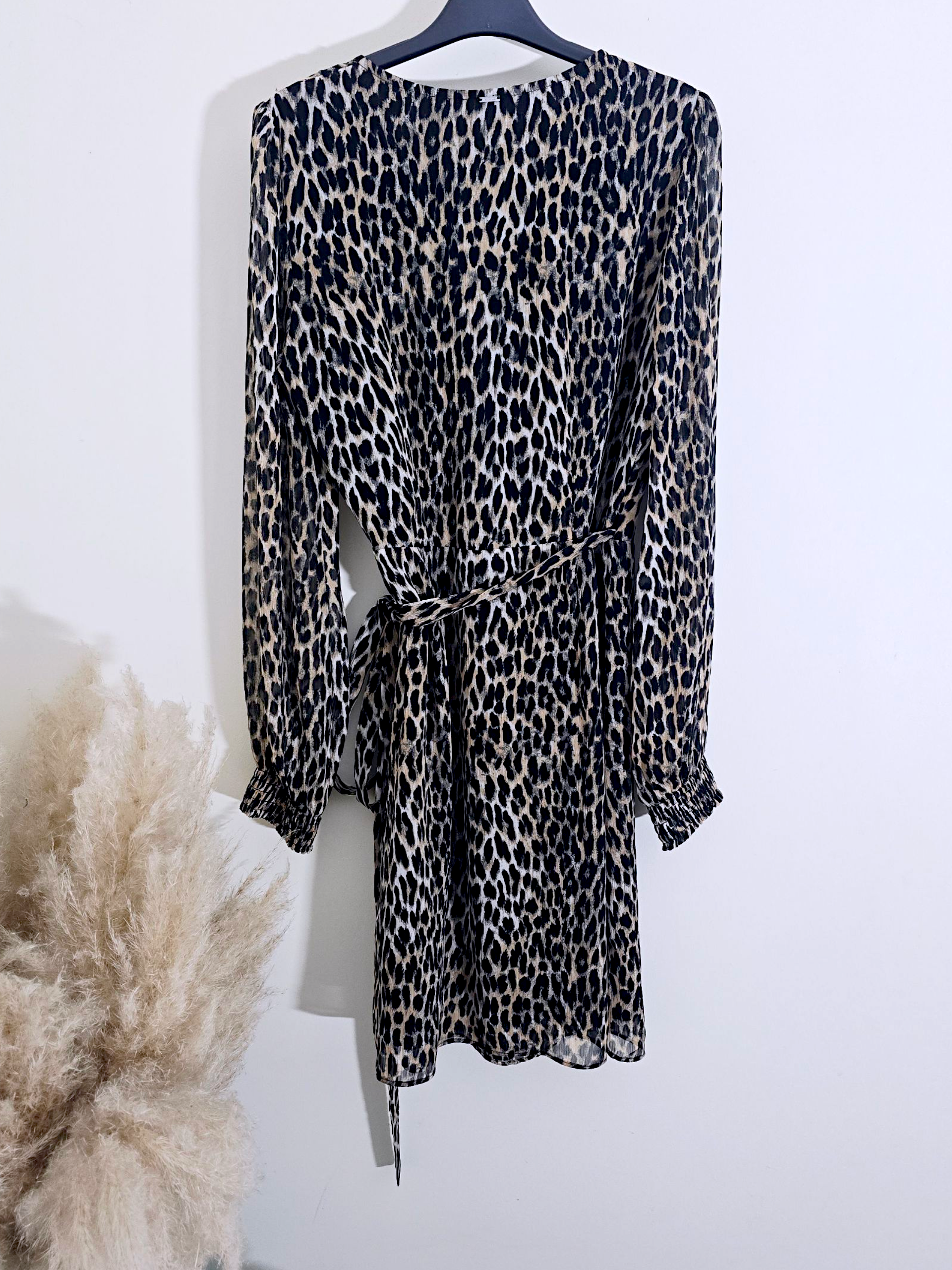 Robe portefeuille léopard