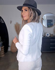 Veste cintrée blanche - 𝐌𝐚𝐫𝐢𝐧𝐚𝟒𝟒𝐟𝐚𝐦𝐢𝐥𝐲