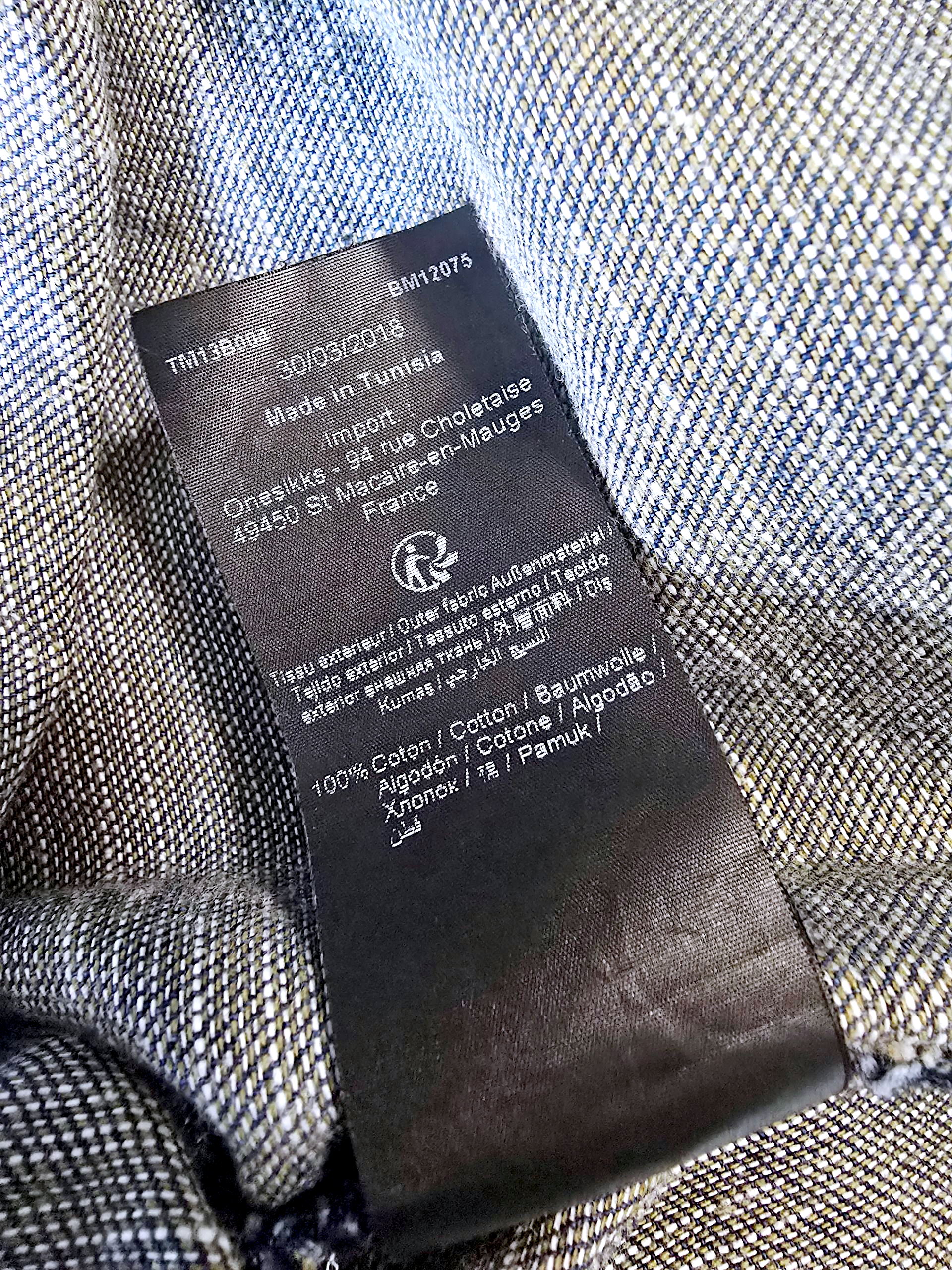 Chemise en jean écussons