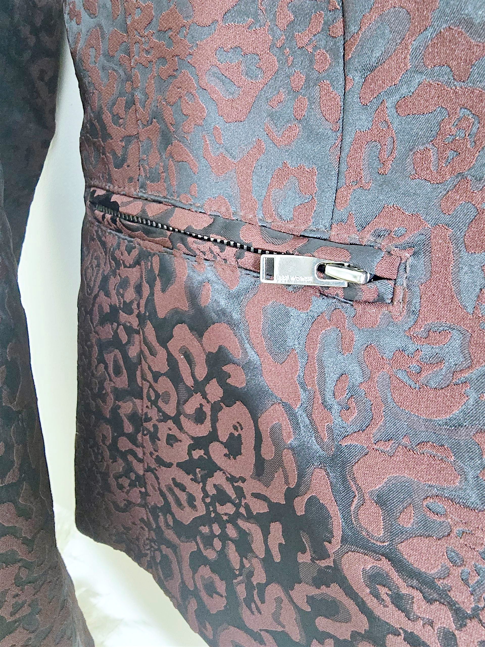 Veste cintrée léo bordeaux