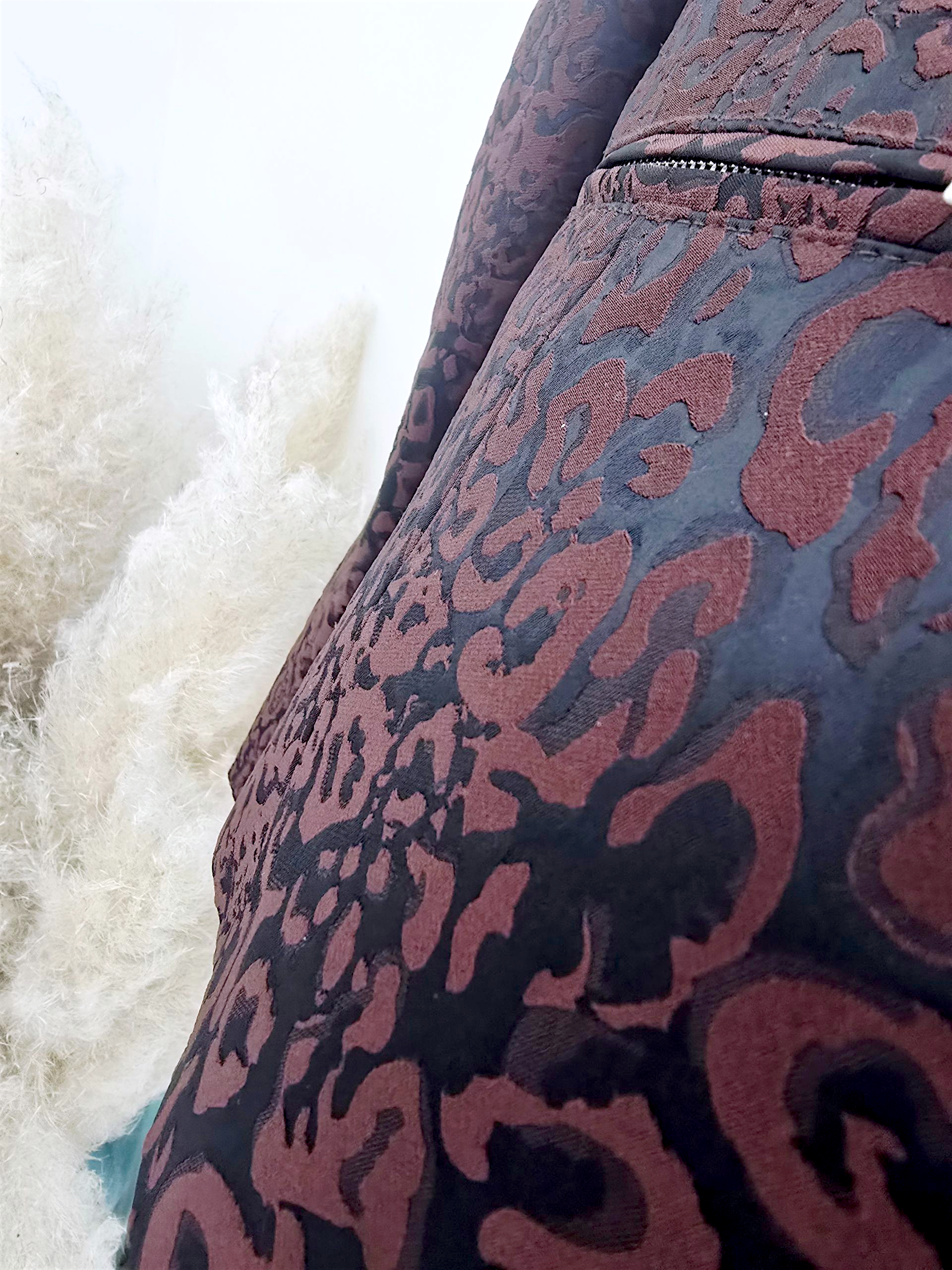 Veste cintrée léo bordeaux