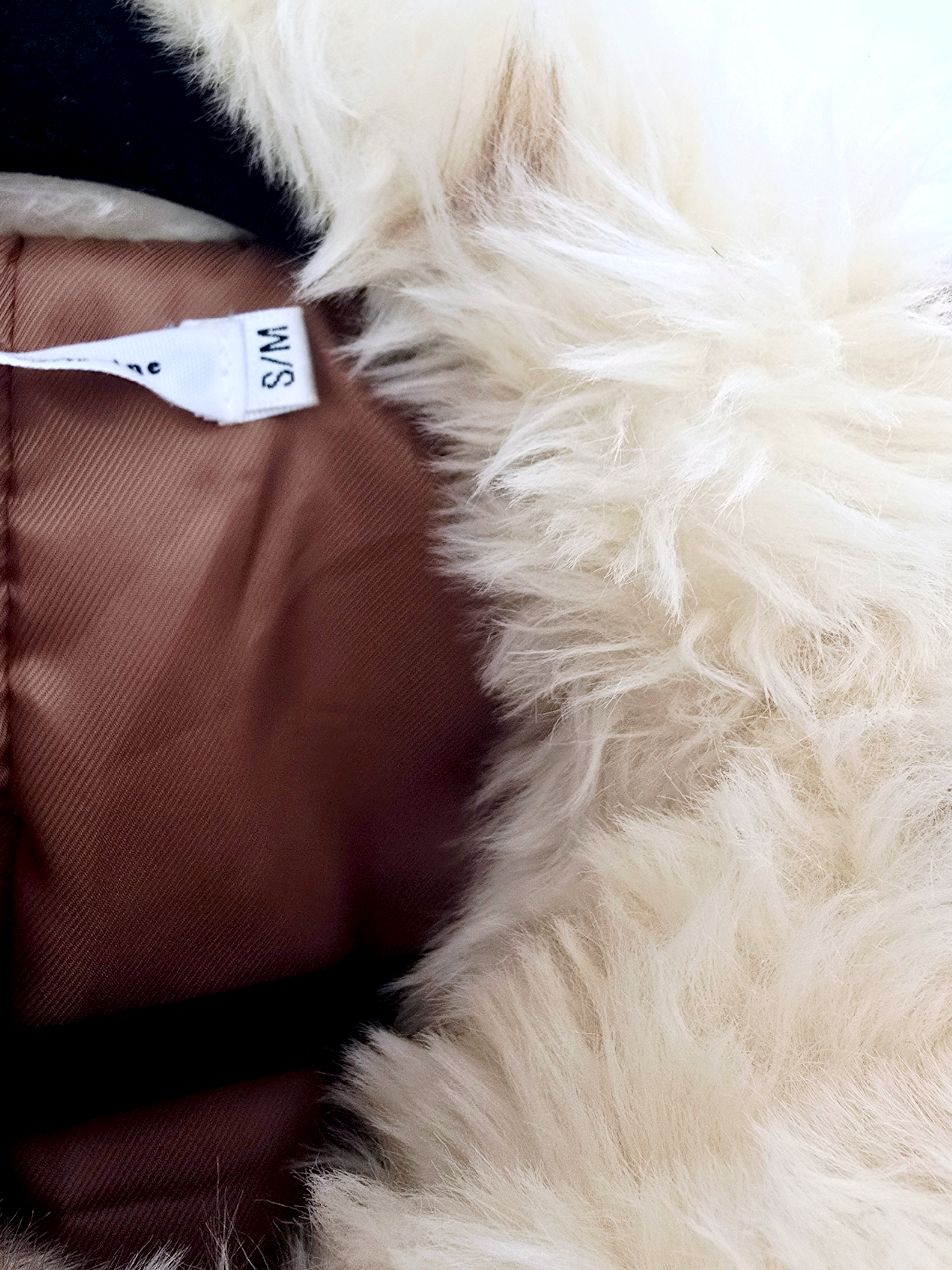 Bomber beige à imprimé animal