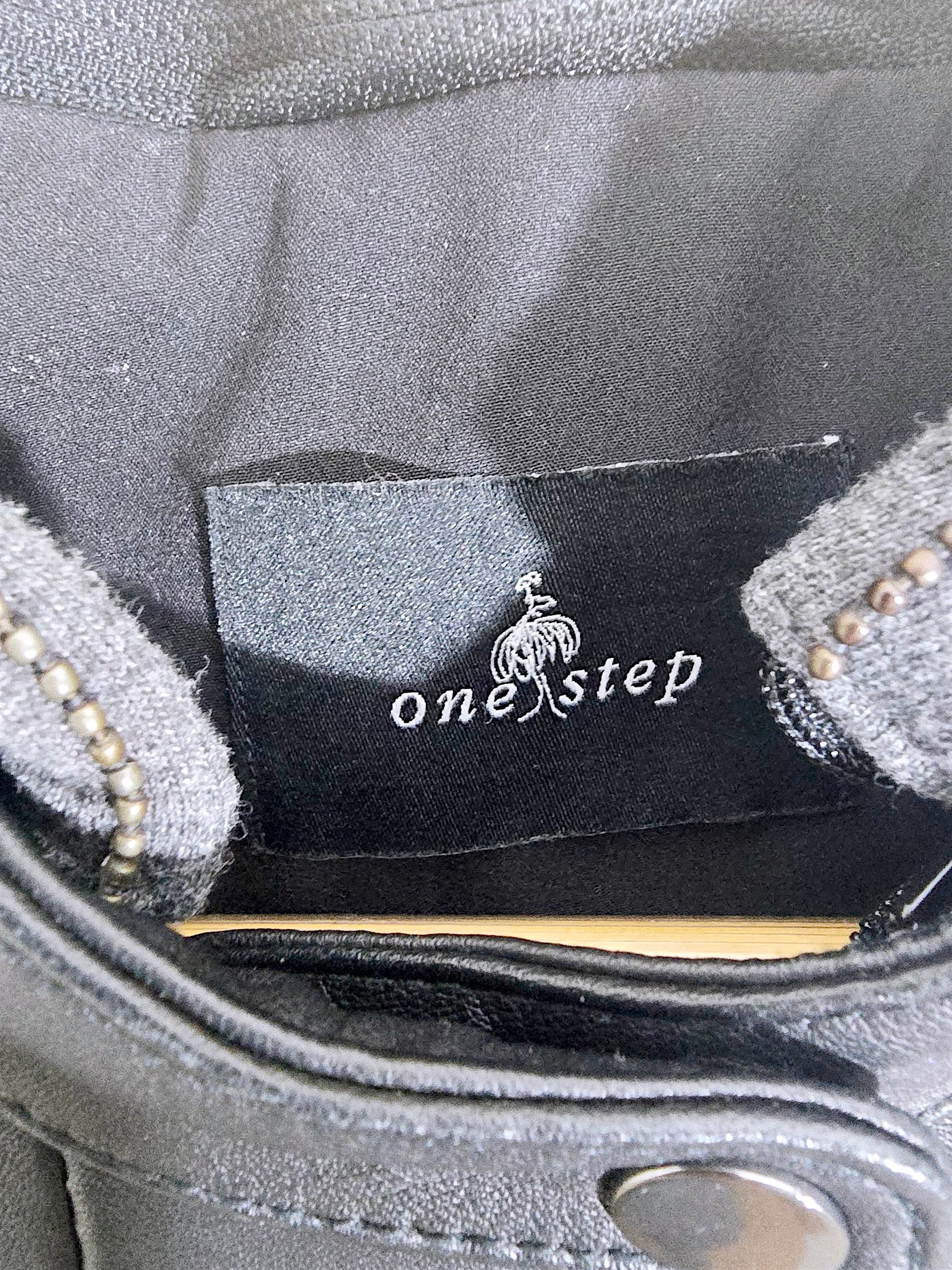 Bombers noir cuir véritable