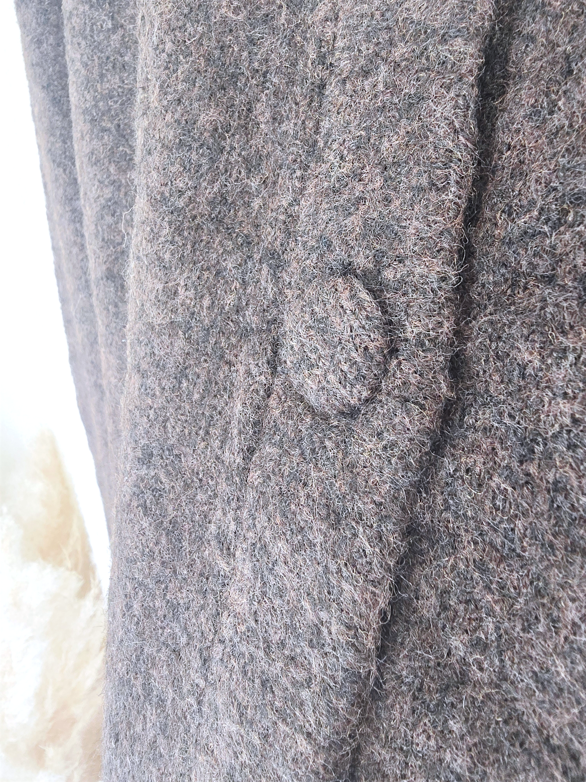 Cardigan love marron