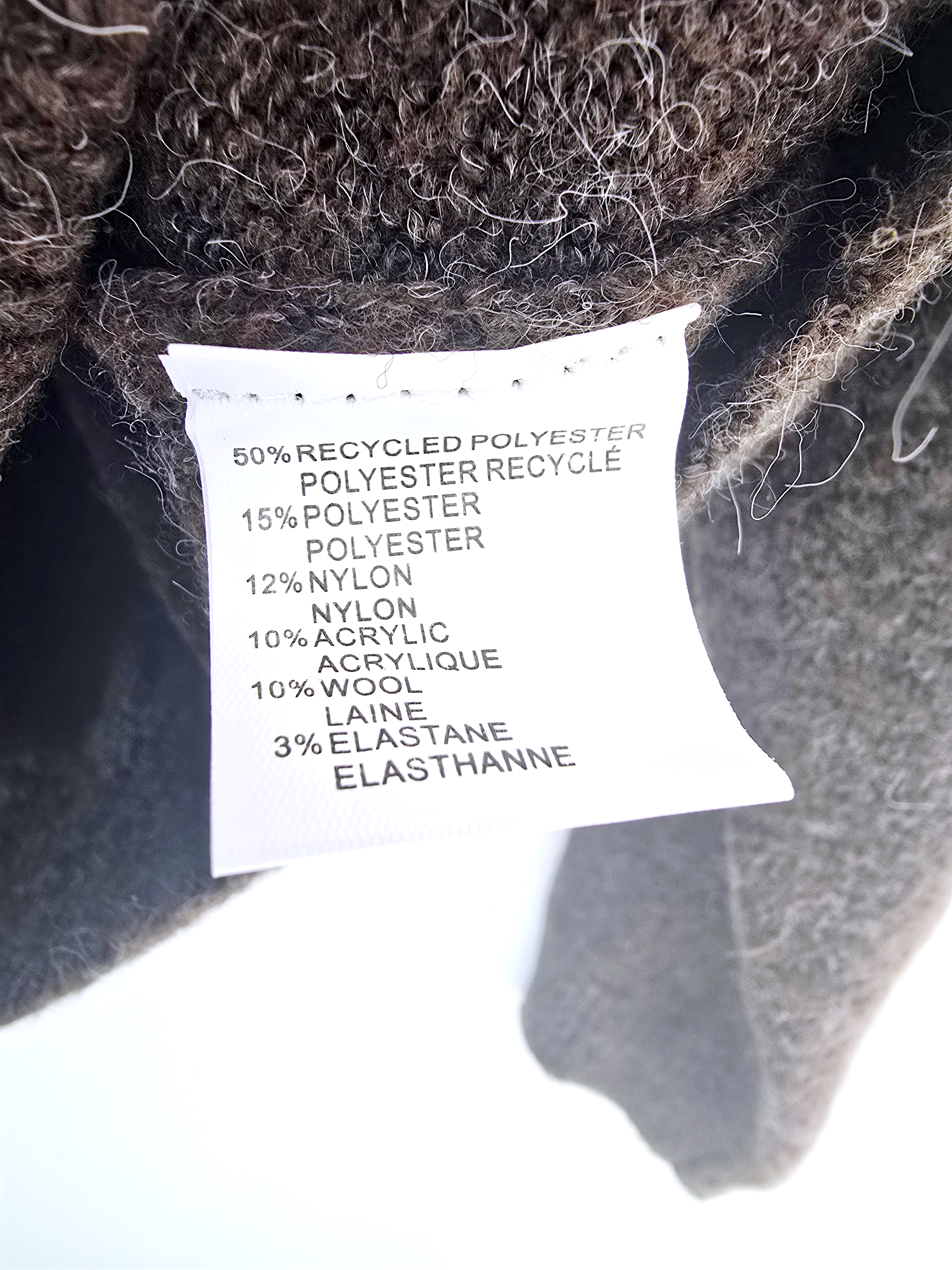 Cardigan marron à strass