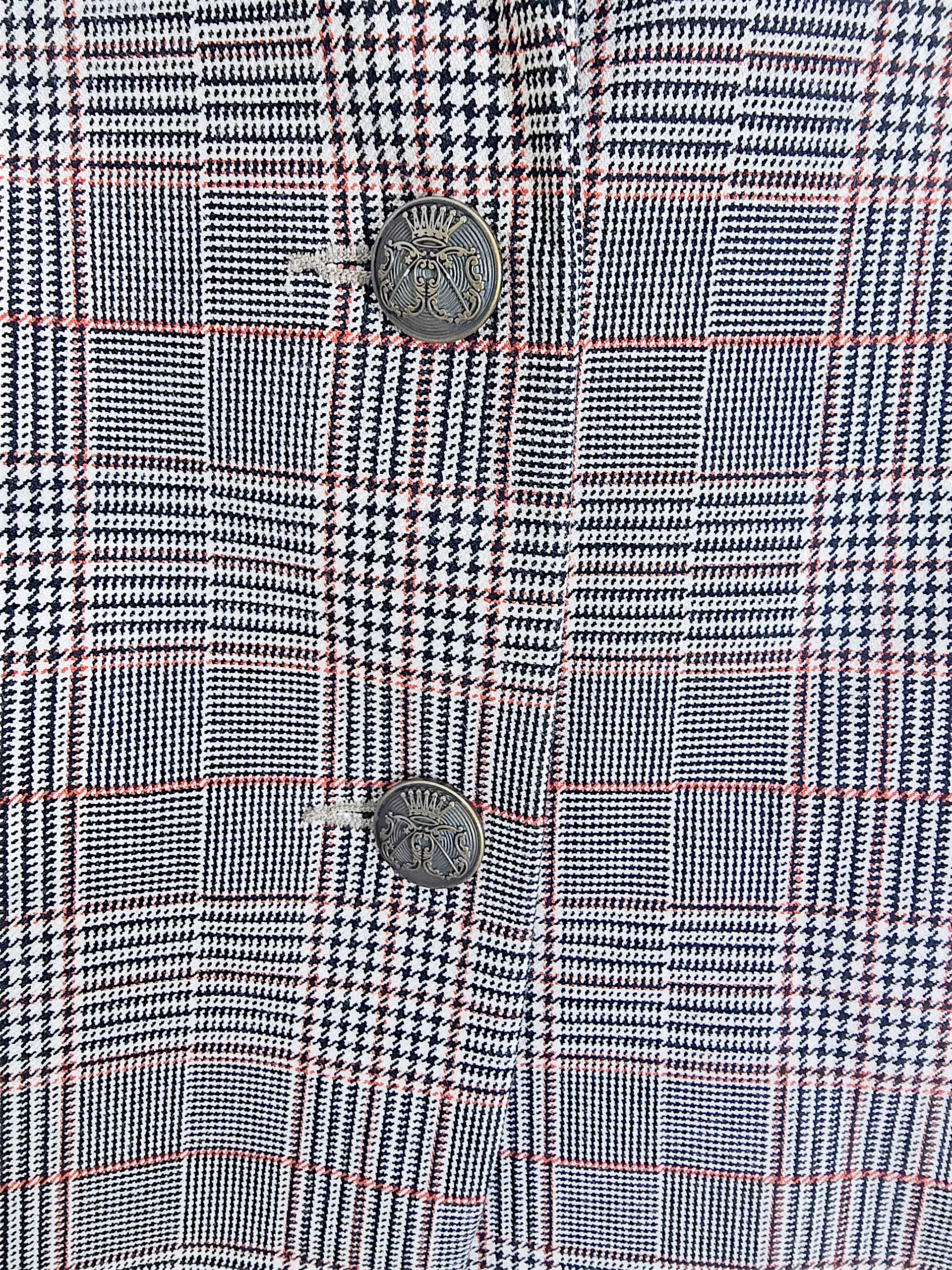 Veste carreaux à capuche