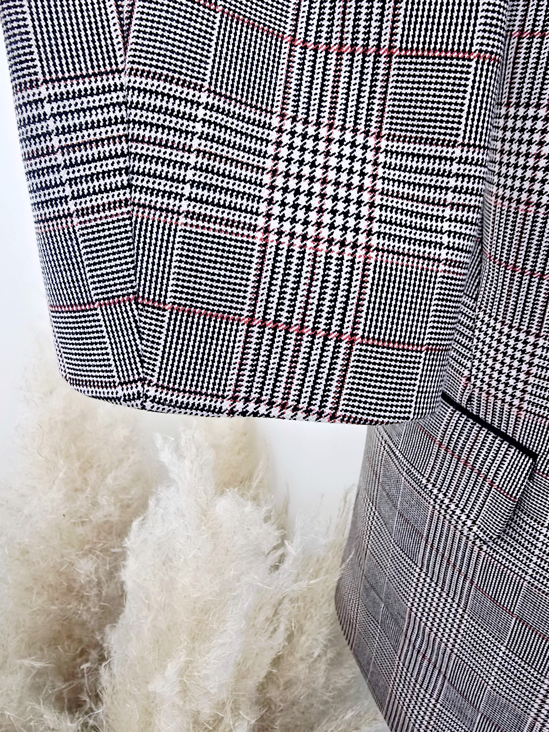 Veste carreaux à capuche