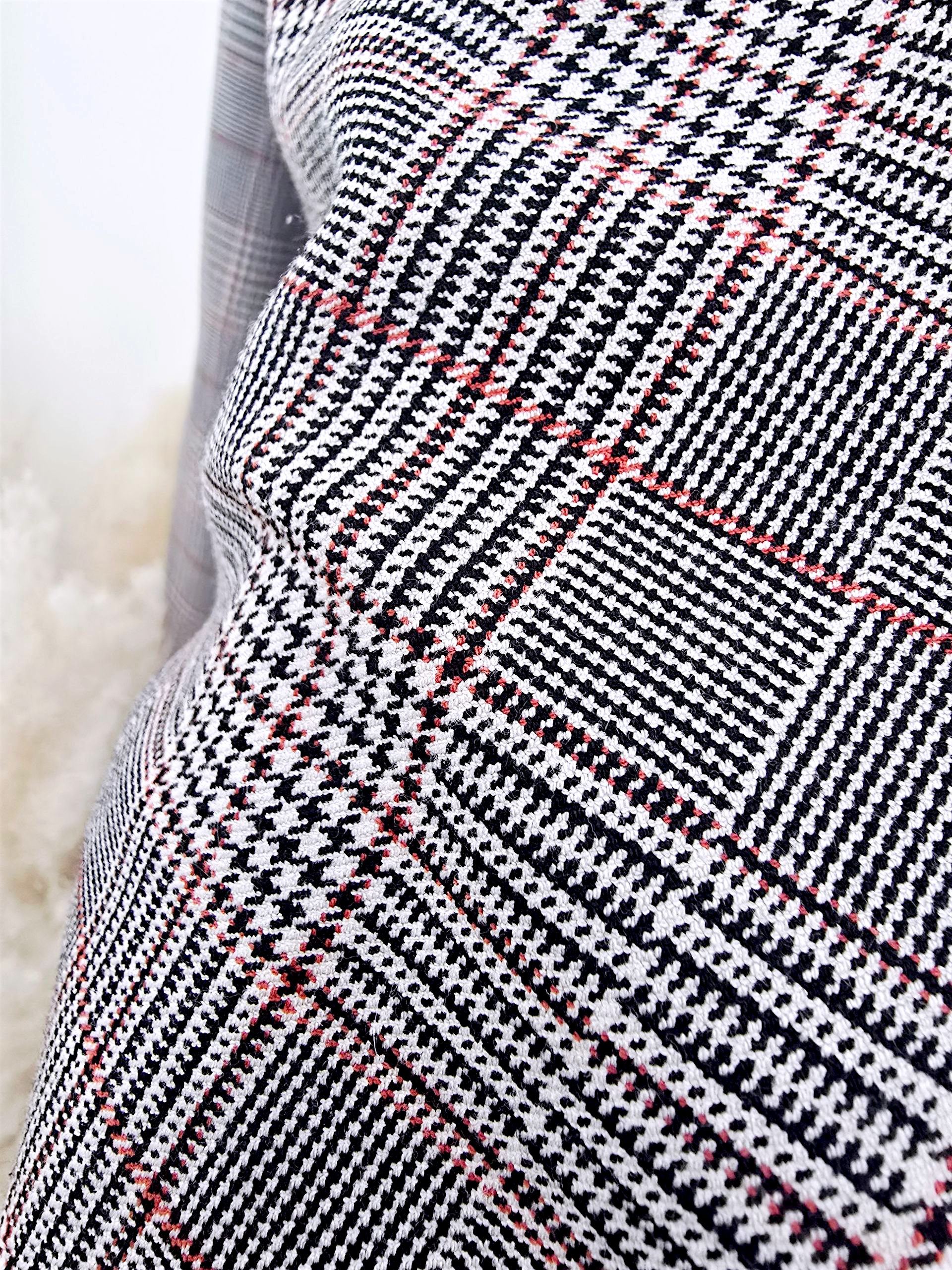 Veste carreaux à capuche