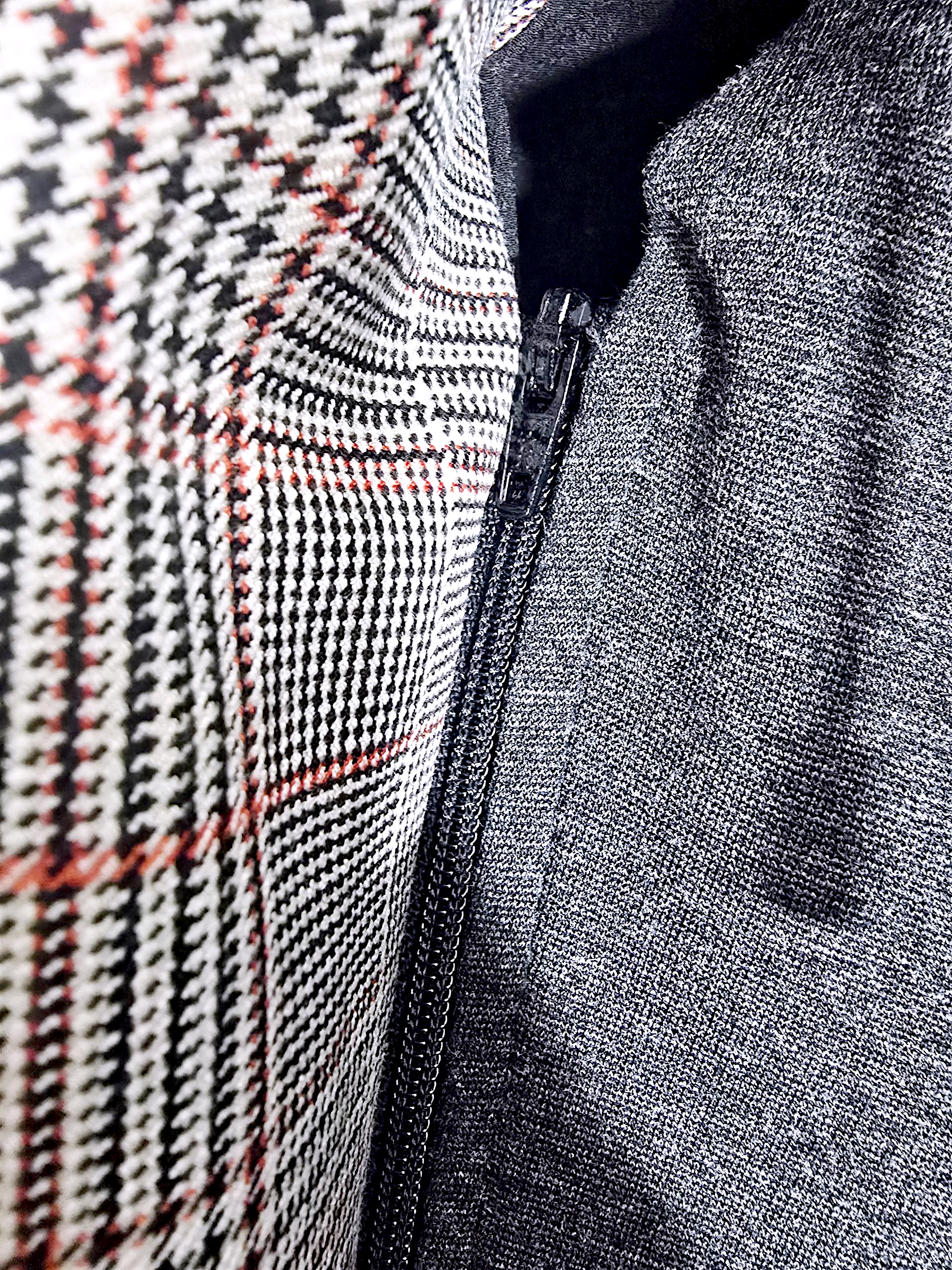 Veste carreaux à capuche