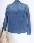 Chemise en jean écussons