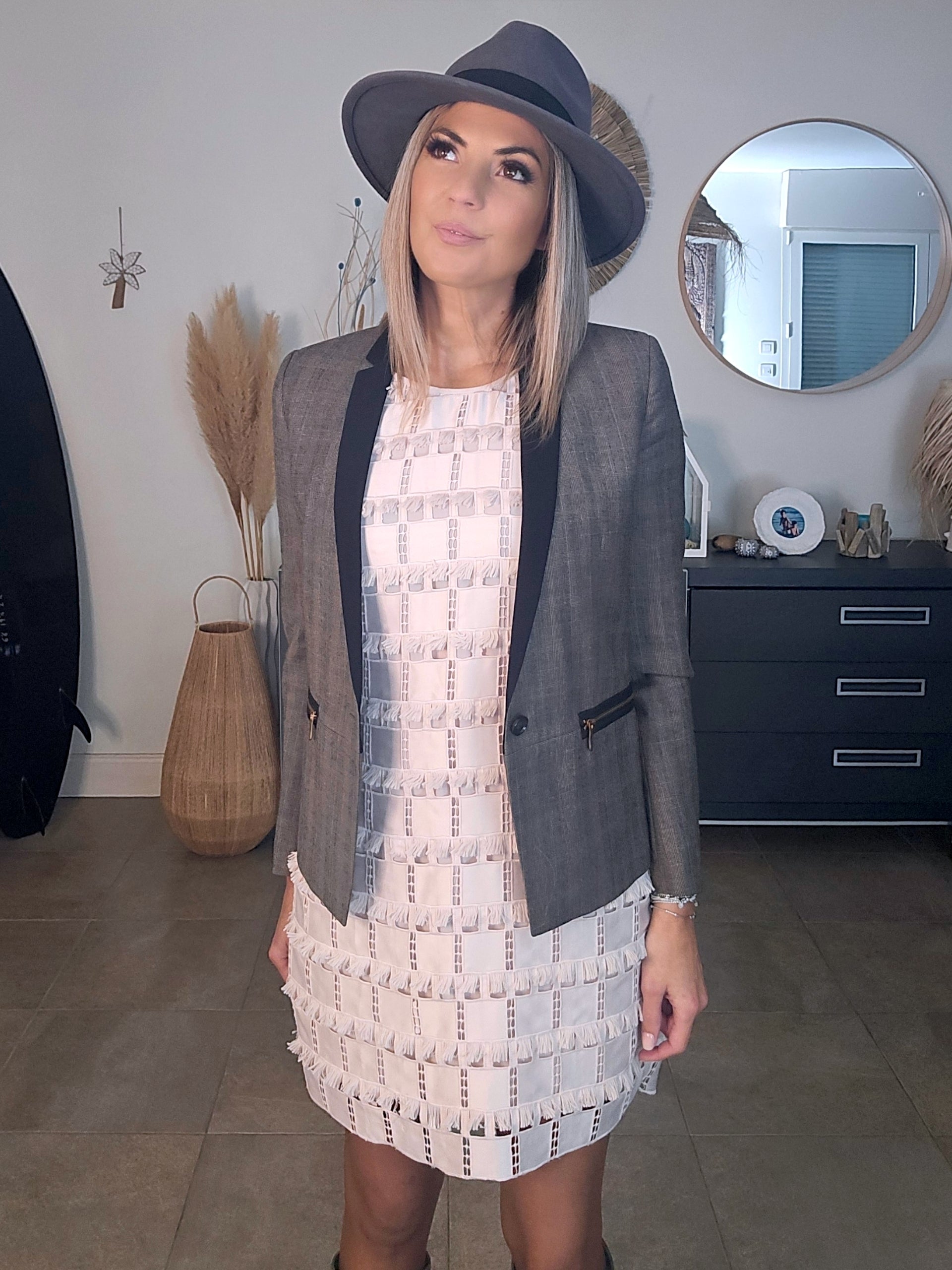 Veste vintage à carreaux