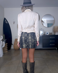 Chemise fluide à imprimé en relief - 𝐌𝐚𝐫𝐢𝐧𝐚𝟒𝟒𝐟𝐚𝐦𝐢𝐥𝐲