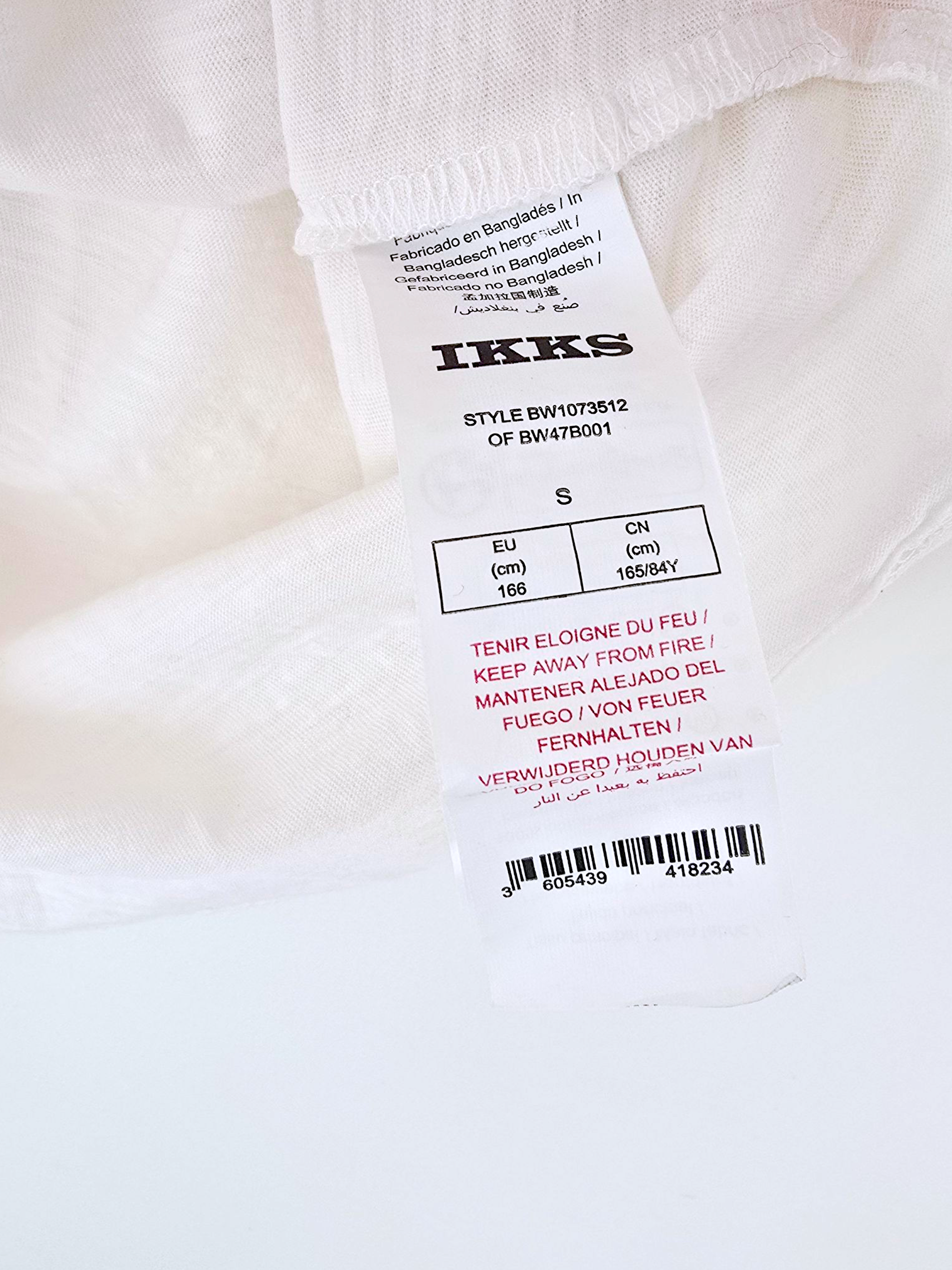 T-shirt blanc militaire