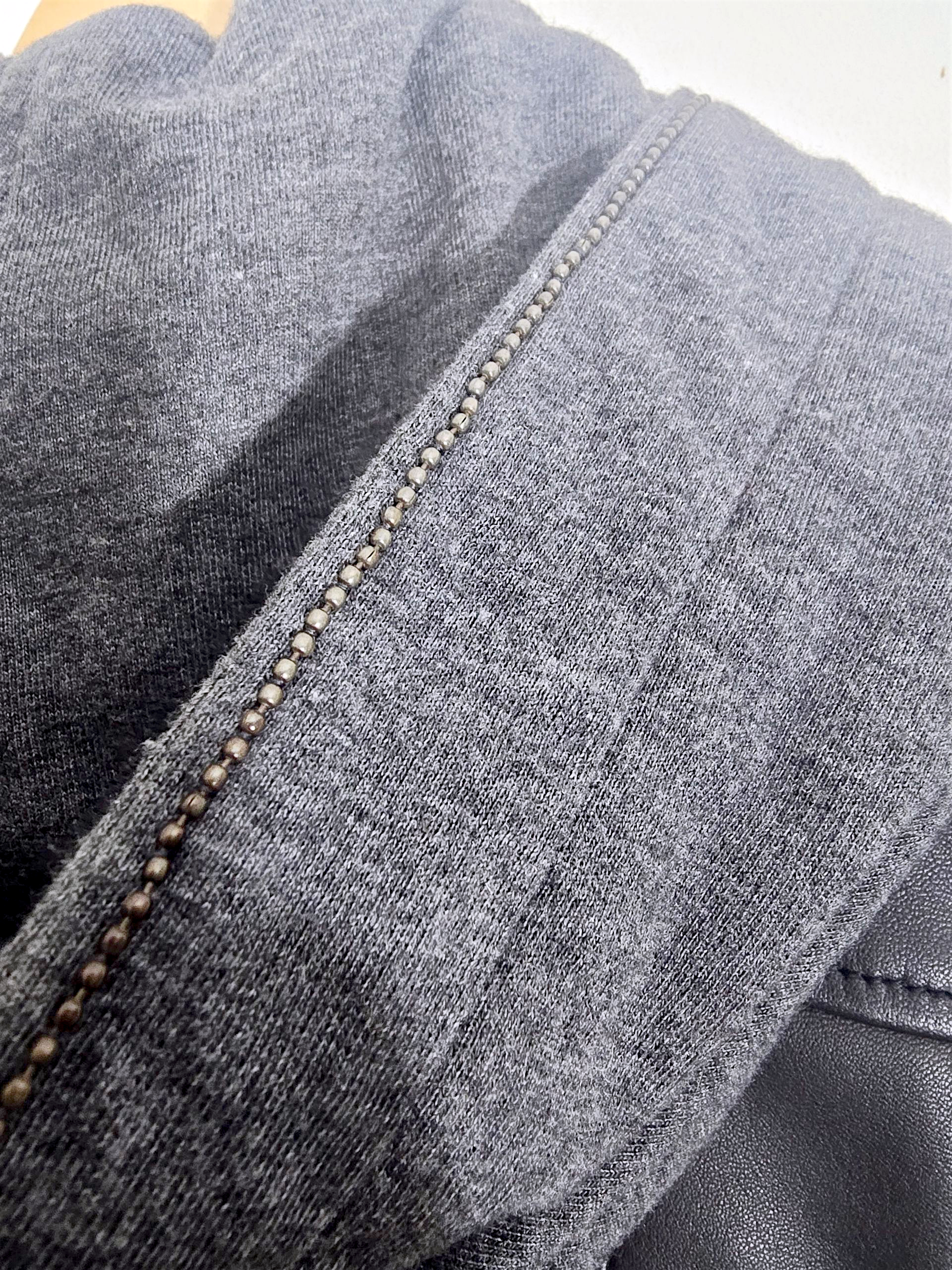 Bombers noir cuir véritable