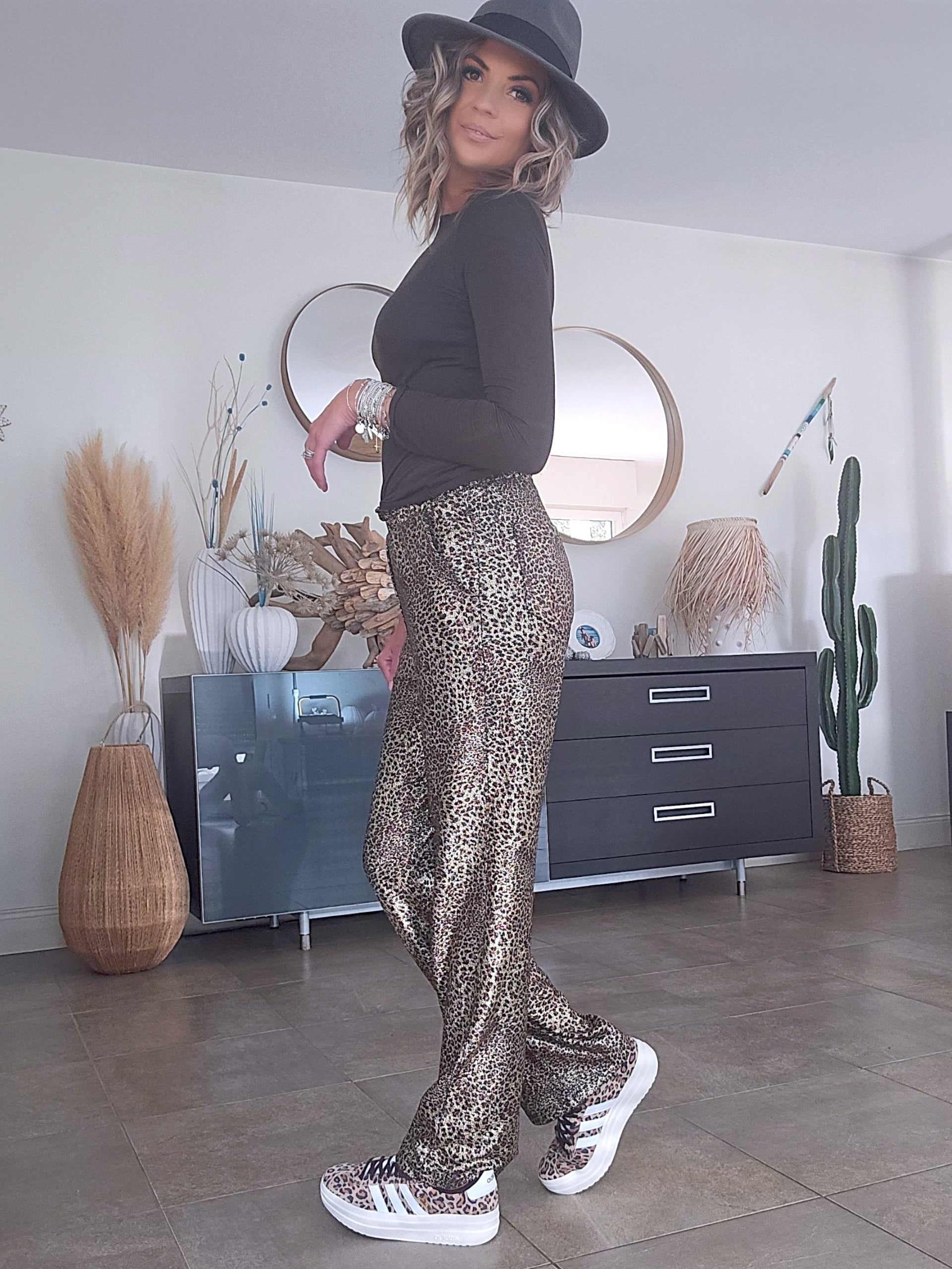 Pantalon star léopard