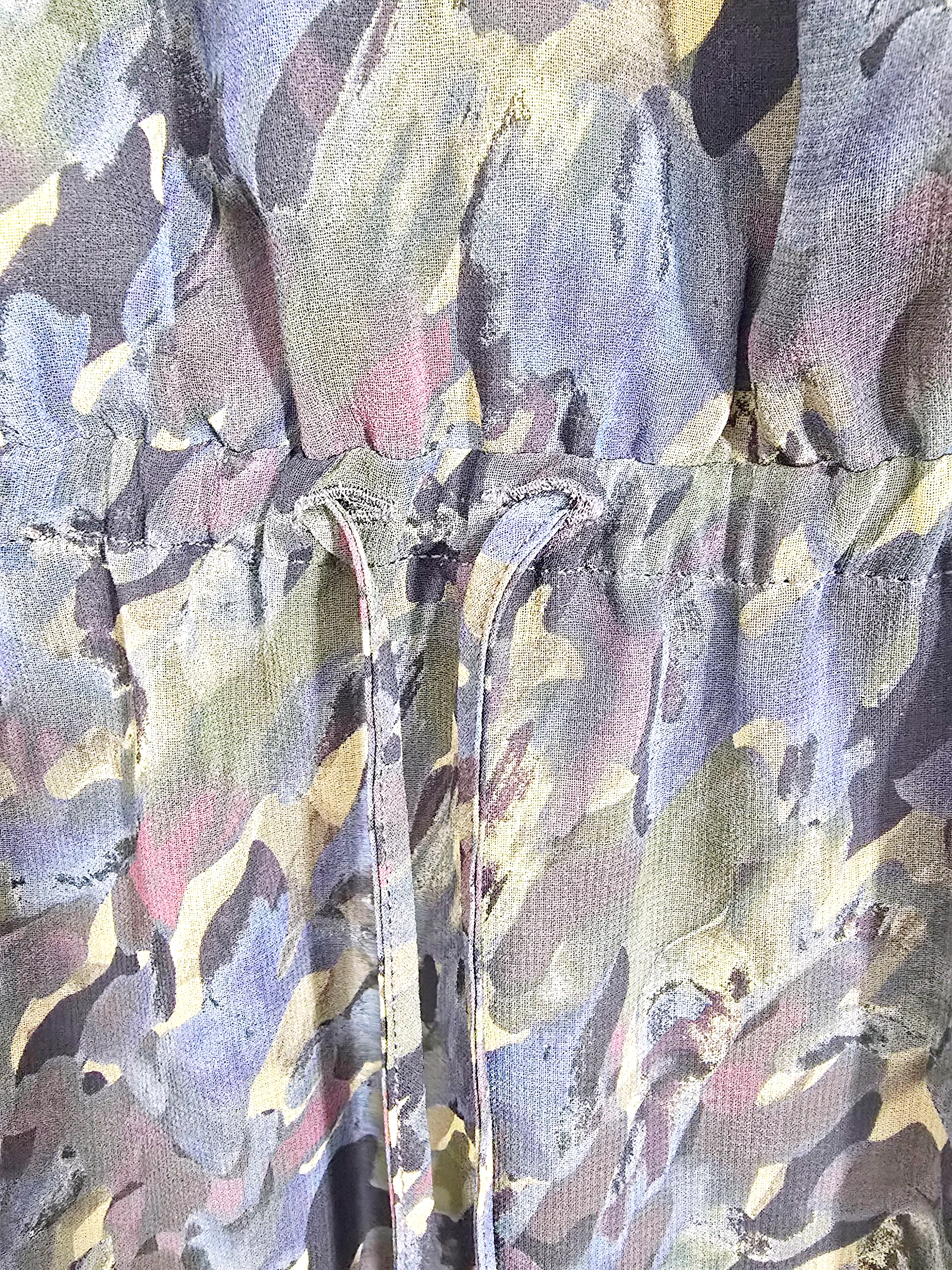 Robe longue camouflage