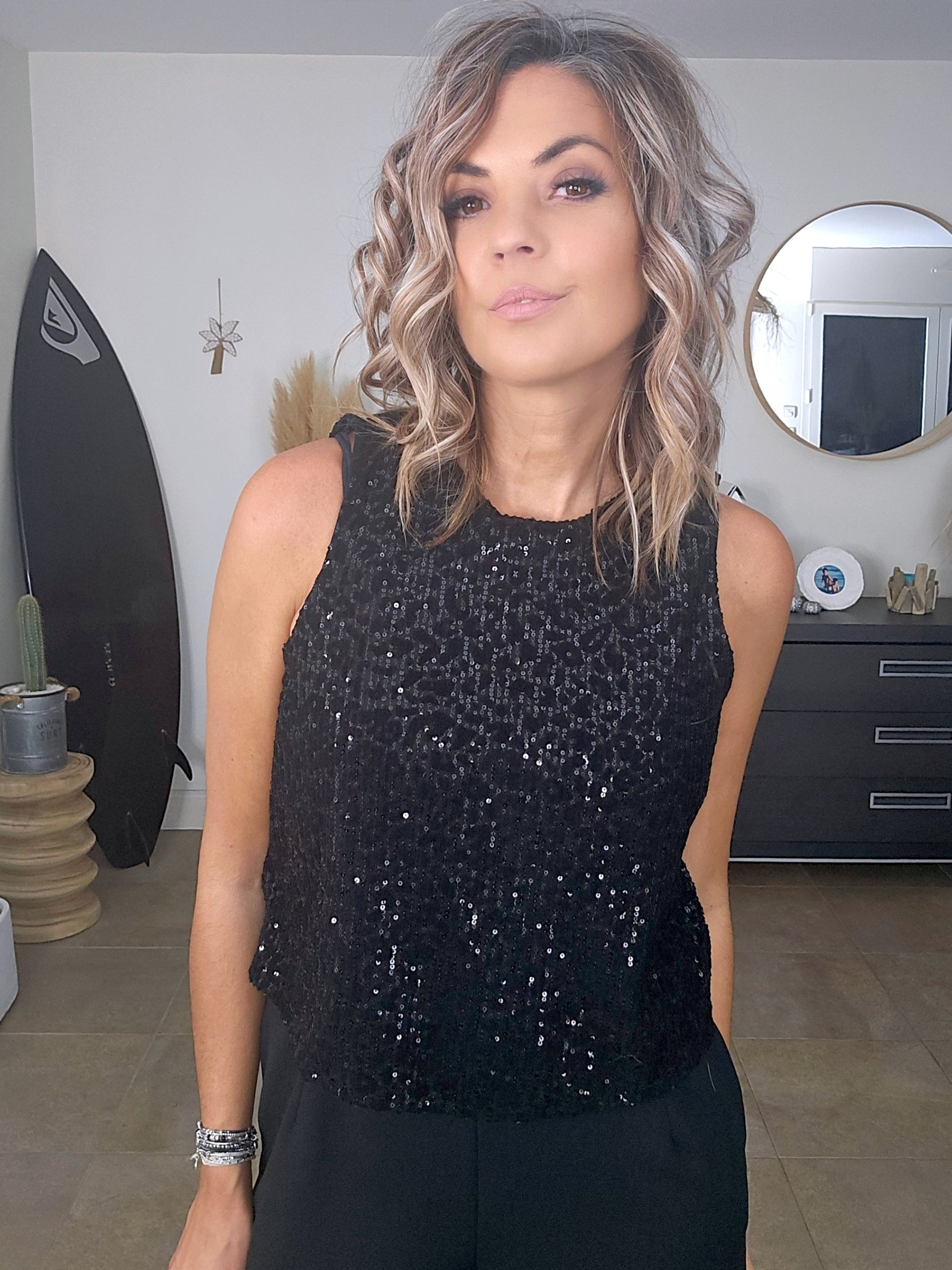 Combinaison noire dos ouvert Made in France - 𝐌𝐚𝐫𝐢𝐧𝐚𝟒𝟒𝐟𝐚𝐦𝐢𝐥𝐲