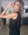 Combinaison noire dos ouvert Made in France - 𝐌𝐚𝐫𝐢𝐧𝐚𝟒𝟒𝐟𝐚𝐦𝐢𝐥𝐲