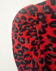 Robe pull léopard