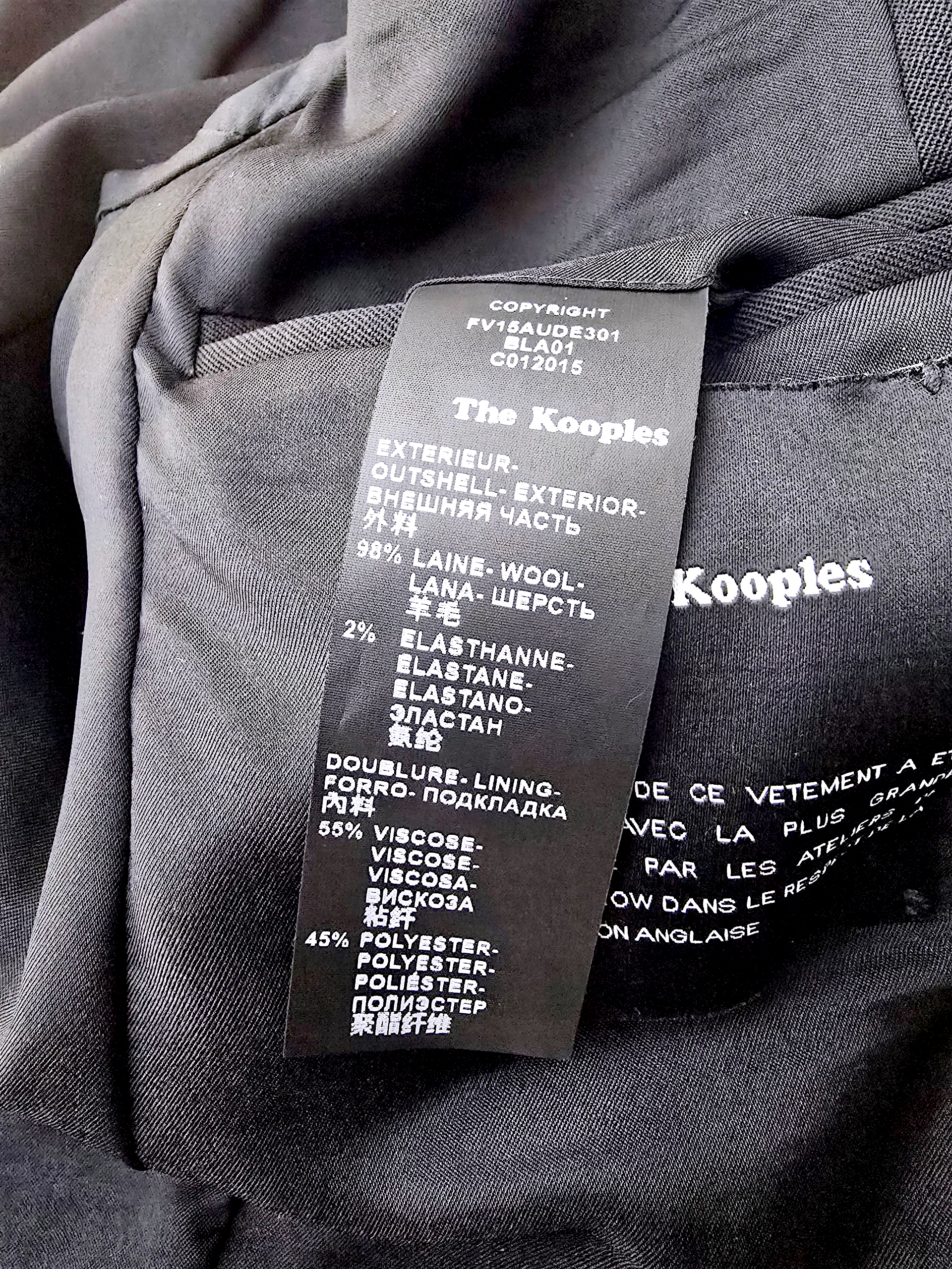 Veste rock-chic laine et cuir