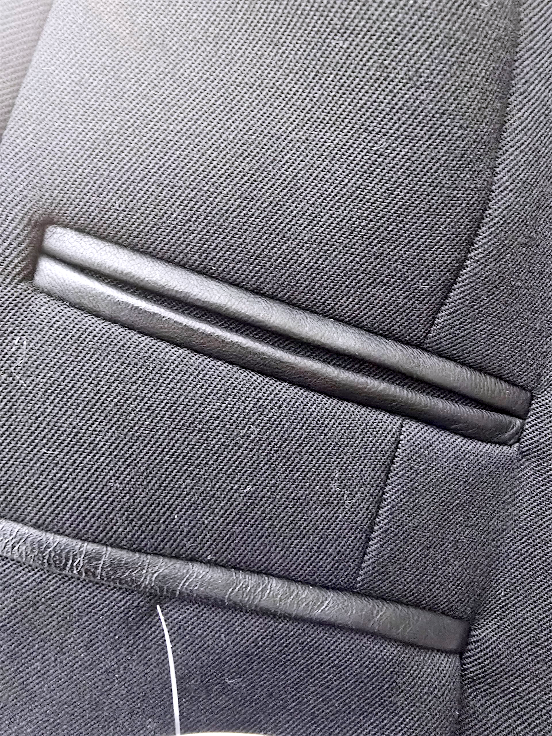 Veste rock-chic laine et cuir