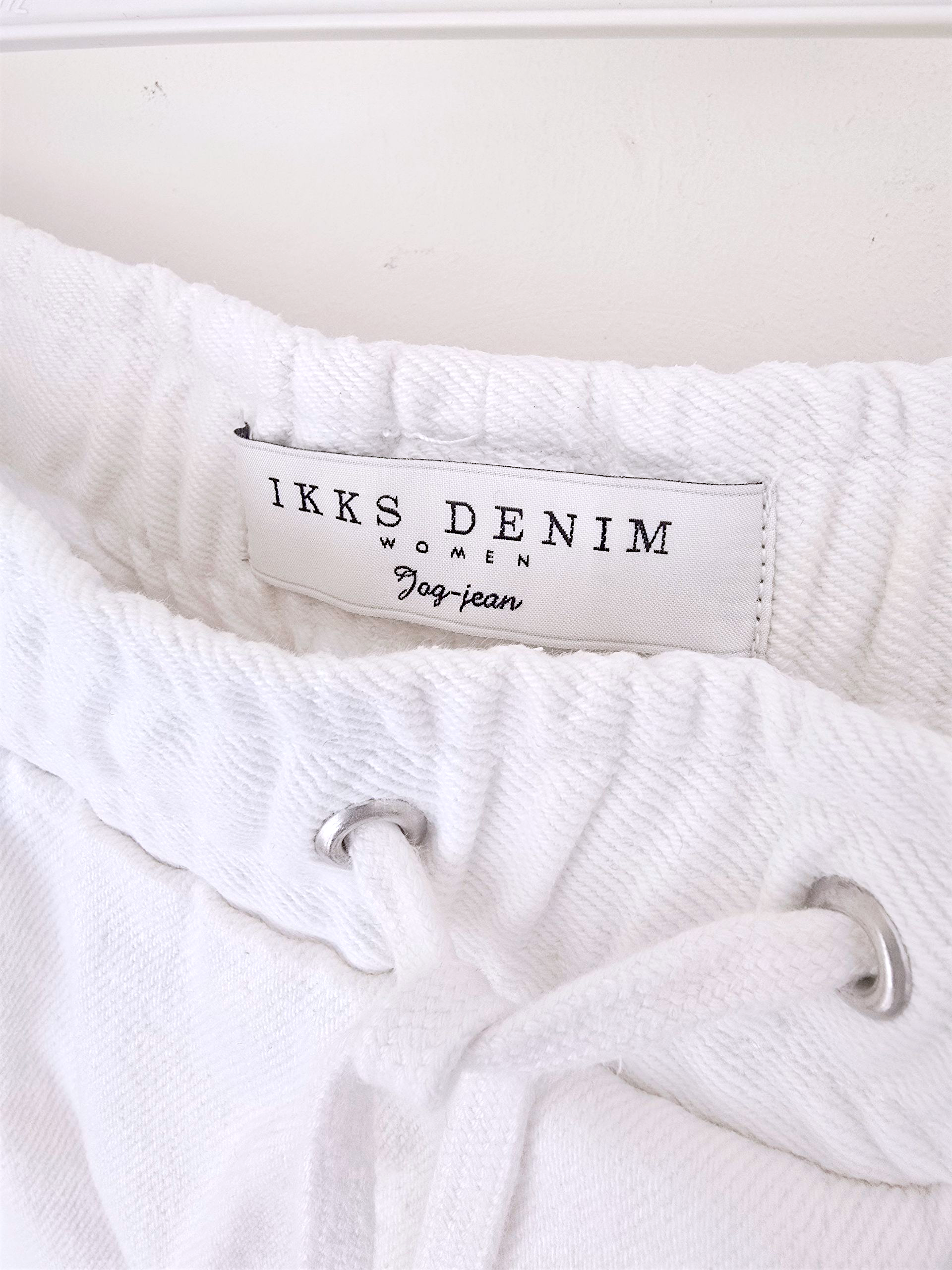 Pantalon jeeging blanc