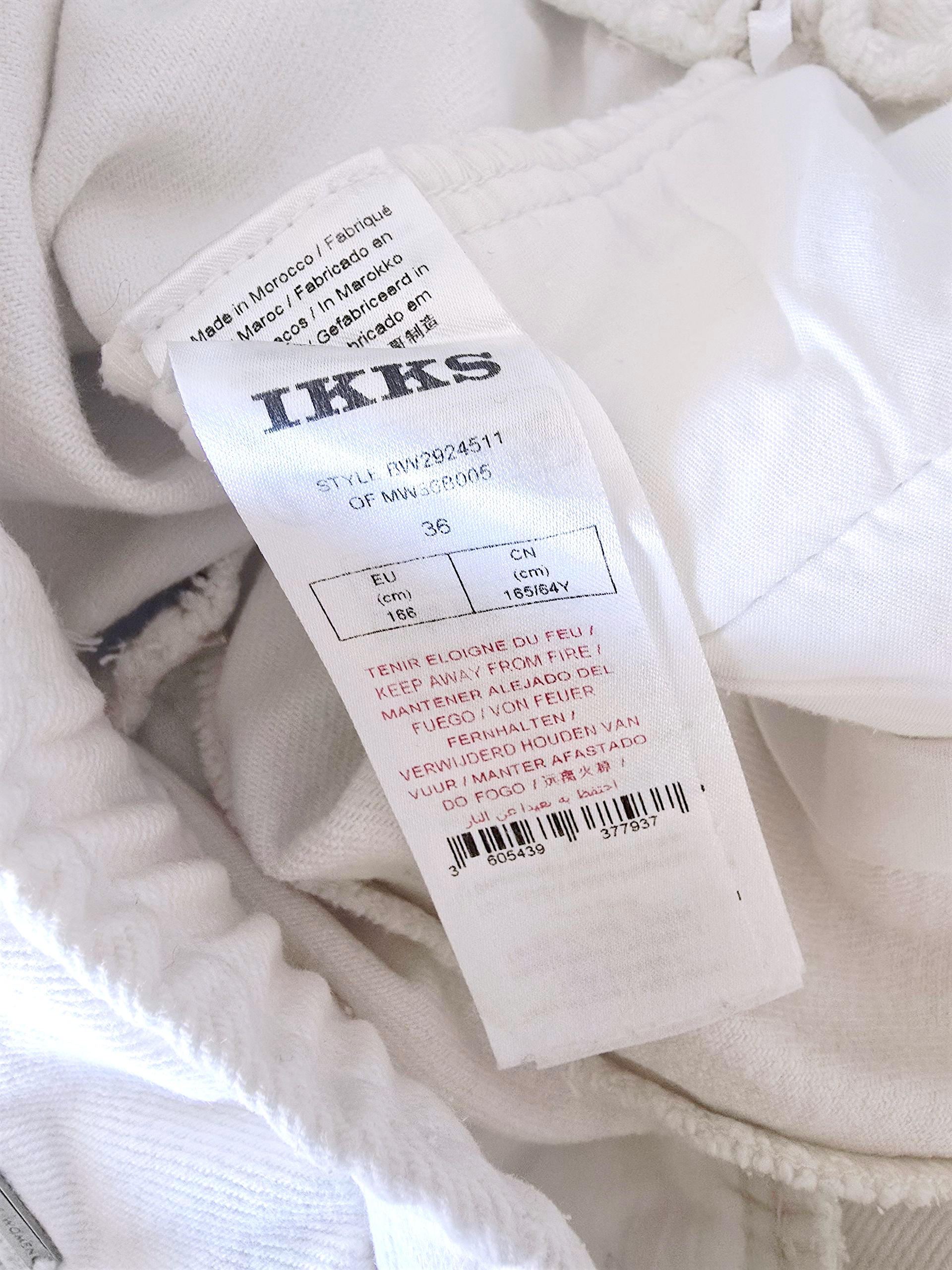 Pantalon jeeging blanc