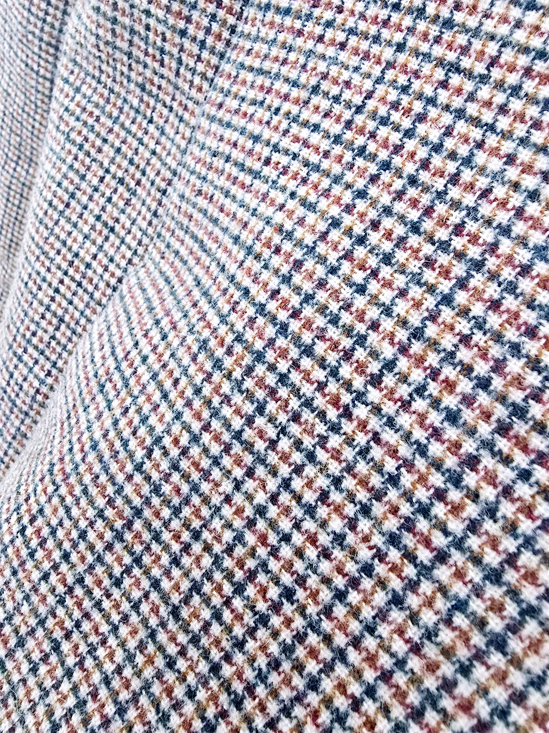 Manteau chaud pied-de-poule