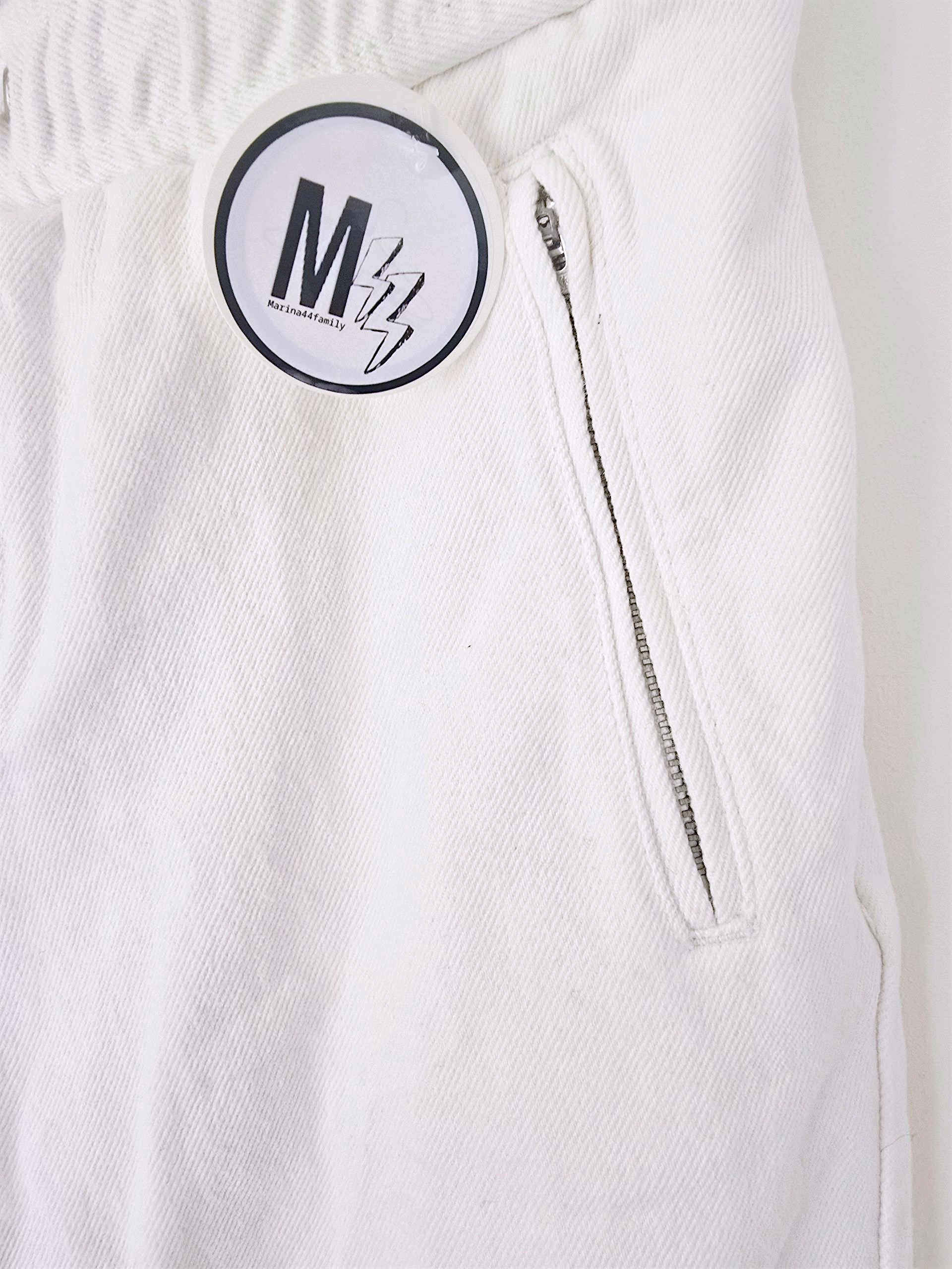 Pantalon jeeging blanc