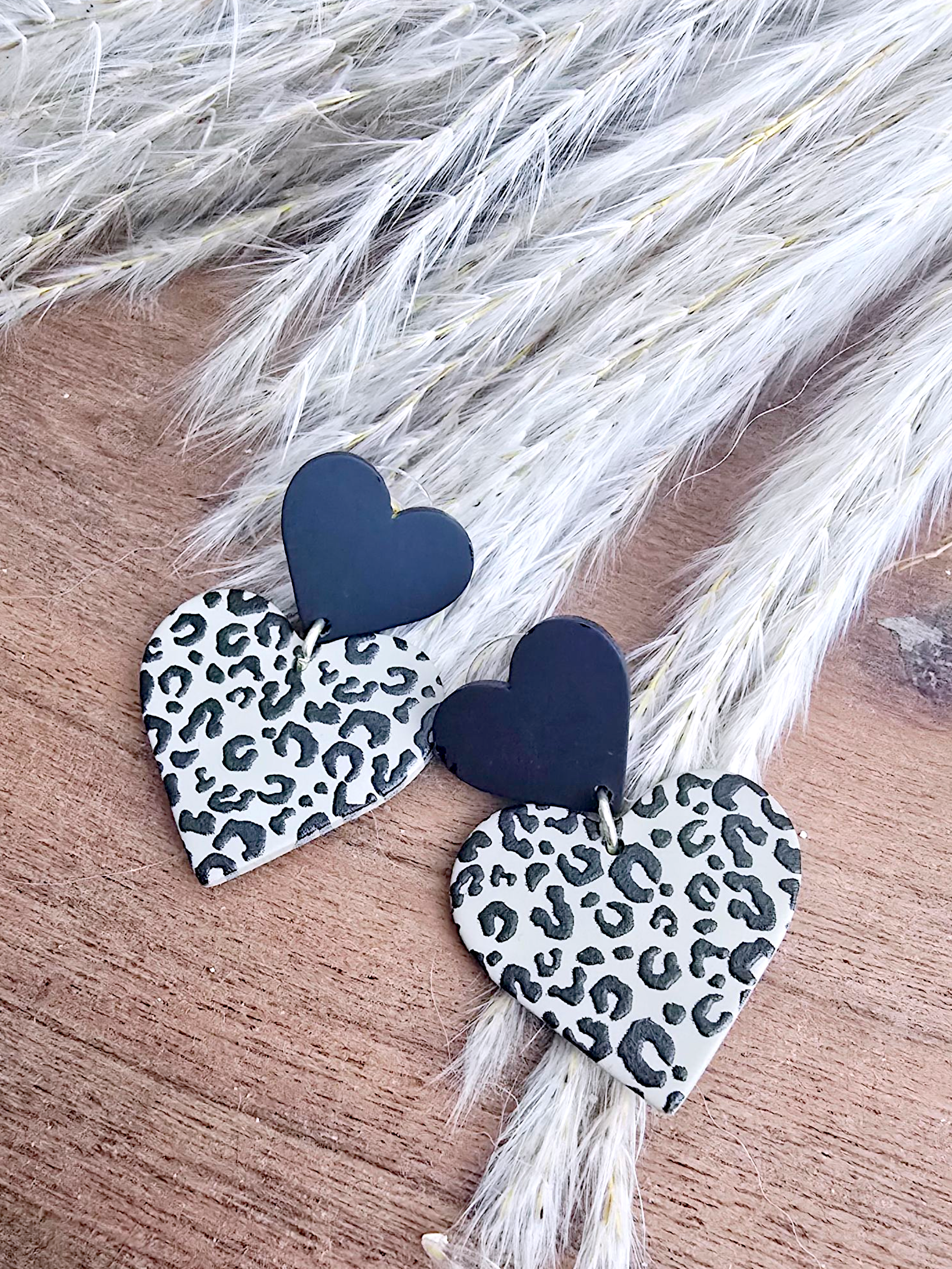 Boucles d&#39;oreilles coeur léo