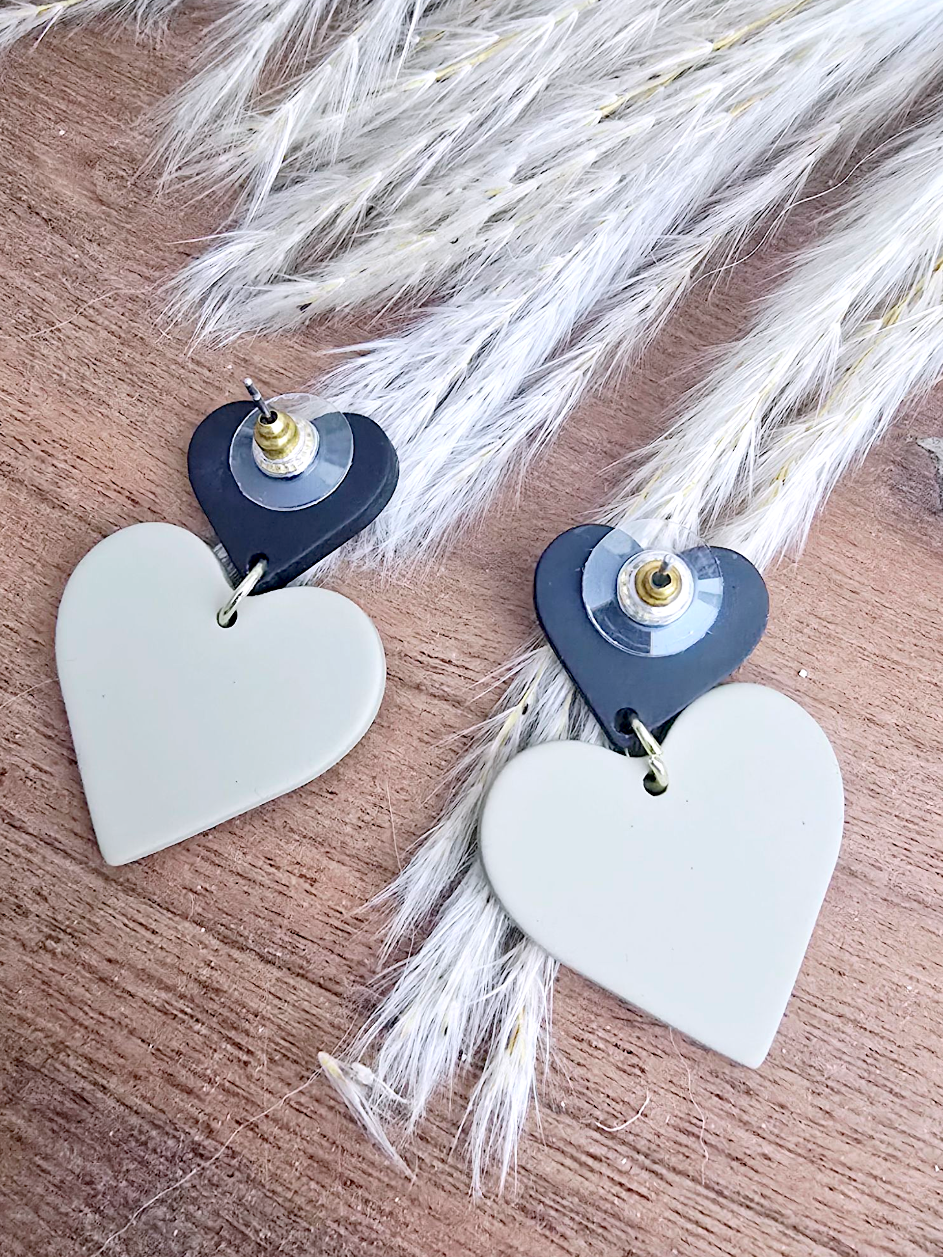 Boucles d&#39;oreilles coeur léo