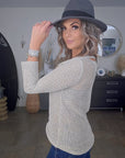 Pull ajouré argenté - 𝐌𝐚𝐫𝐢𝐧𝐚𝟒𝟒𝐟𝐚𝐦𝐢𝐥𝐲