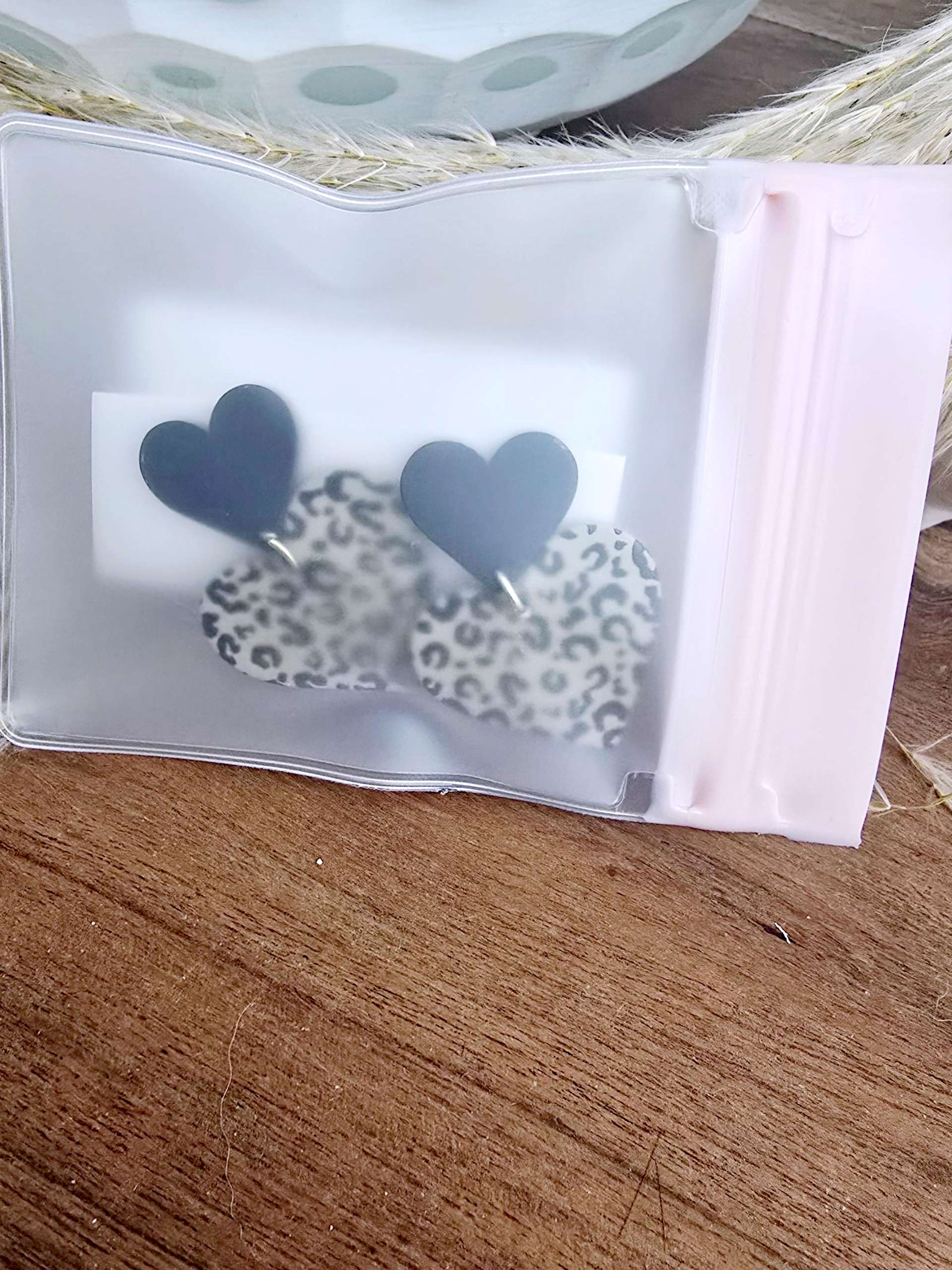 Boucles d&#39;oreilles coeur léo