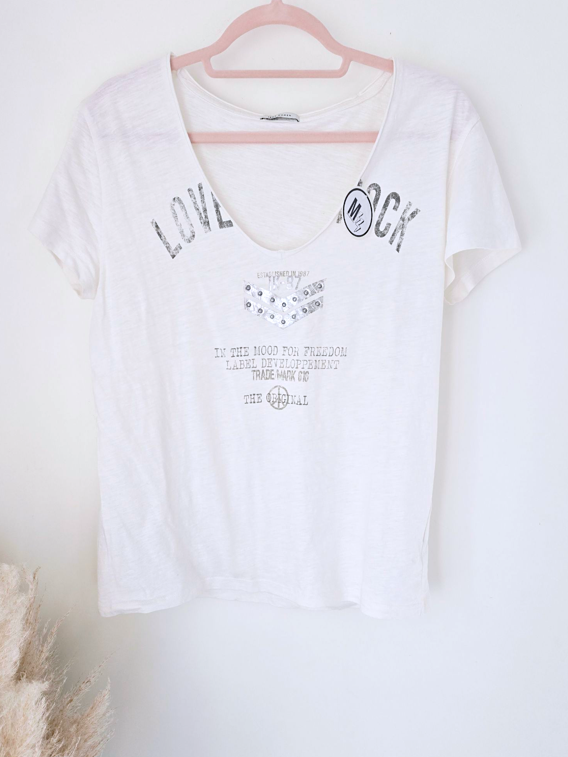 T-shirt blanc militaire