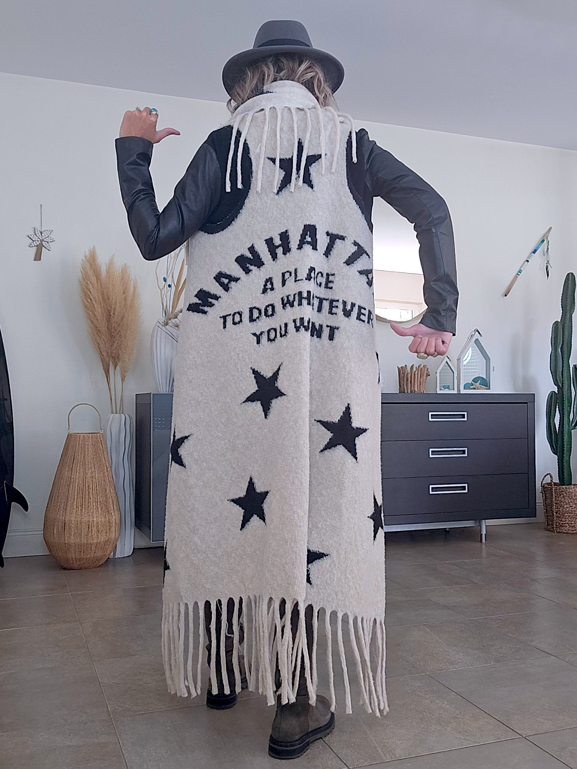 Gilet star long à franges - 𝐌𝐚𝐫𝐢𝐧𝐚𝟒𝟒𝐟𝐚𝐦𝐢𝐥𝐲