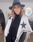 Gilet star long à franges - 𝐌𝐚𝐫𝐢𝐧𝐚𝟒𝟒𝐟𝐚𝐦𝐢𝐥𝐲