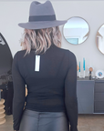 Sous-pull noir cachemire
