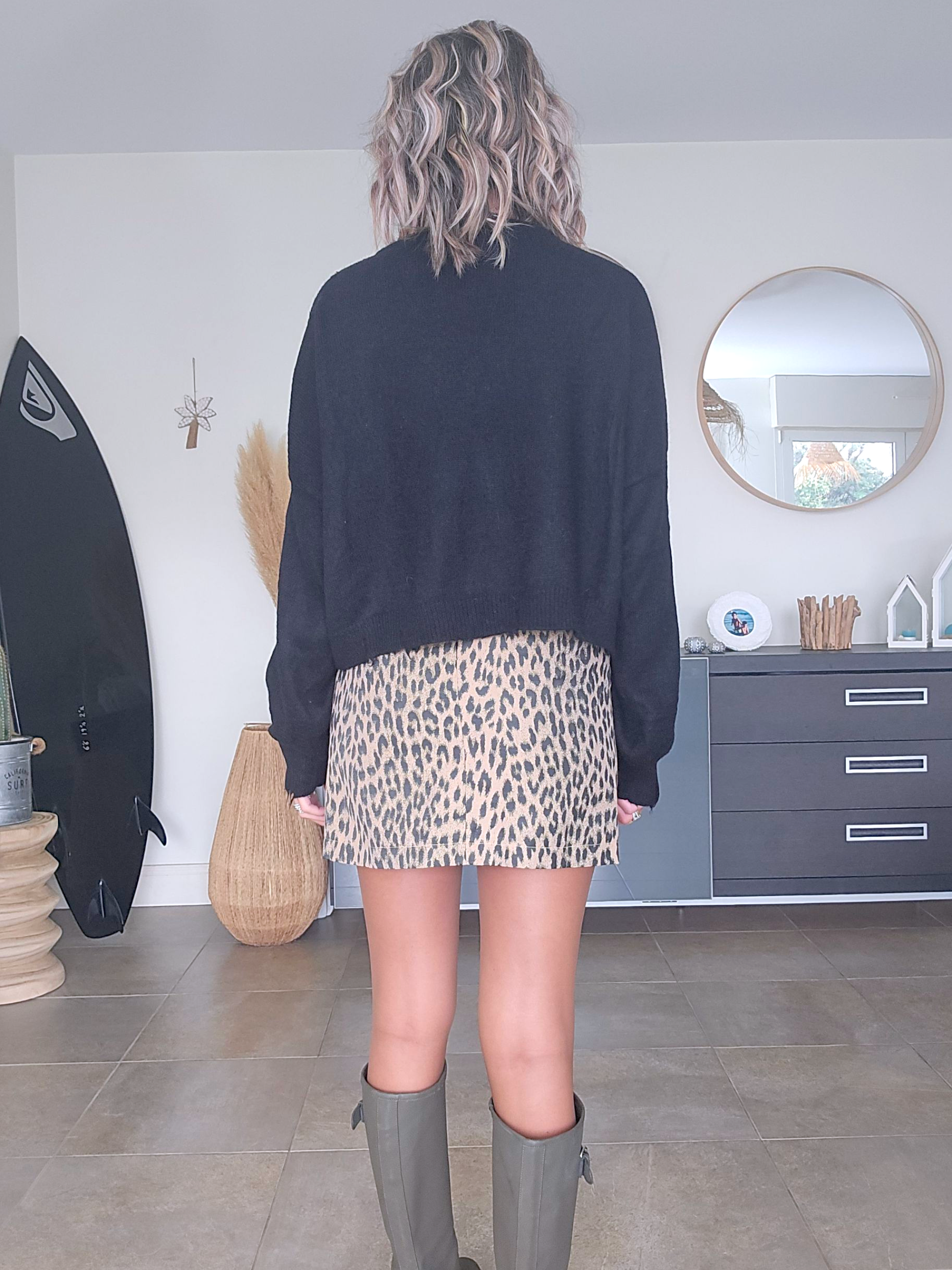 Pull chaud à inscription