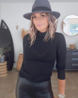 Sous-pull noir cachemire