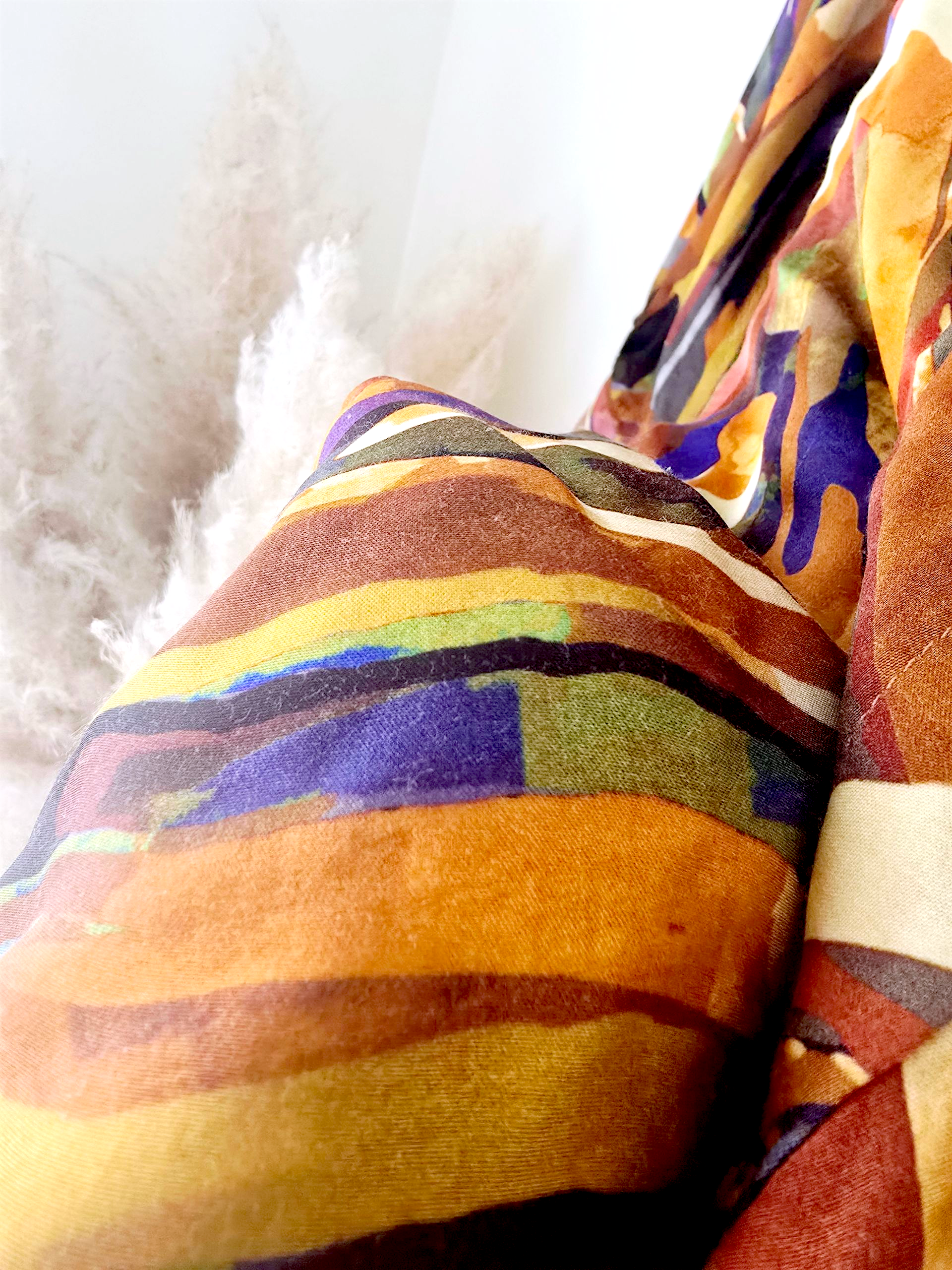 Robe longue automnale