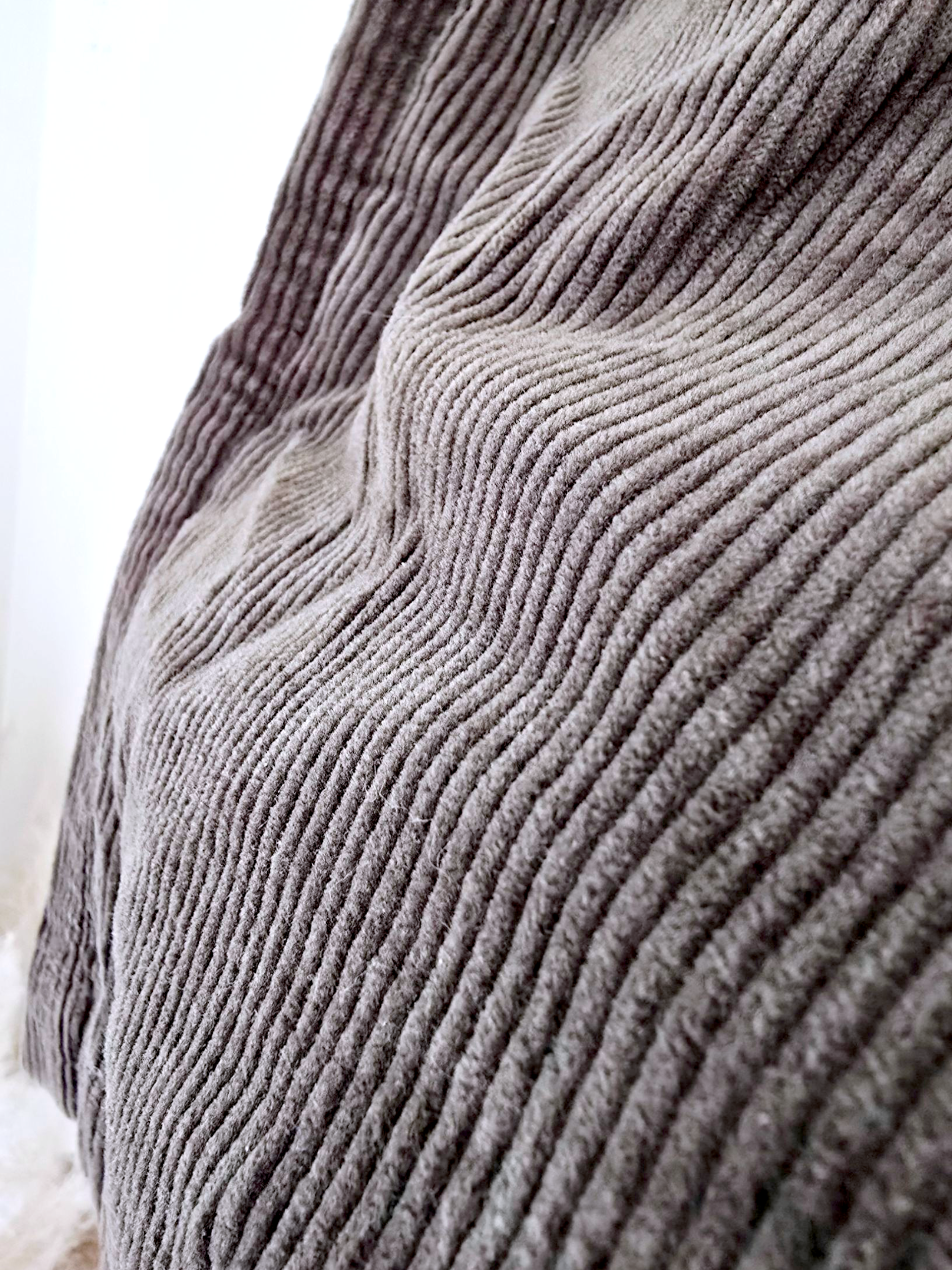 Short velours kaki-marron