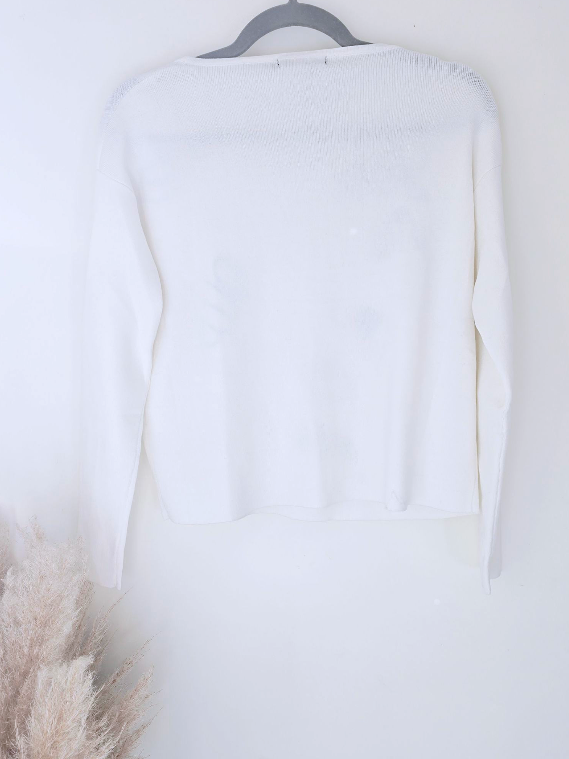 Pull blanc écussons