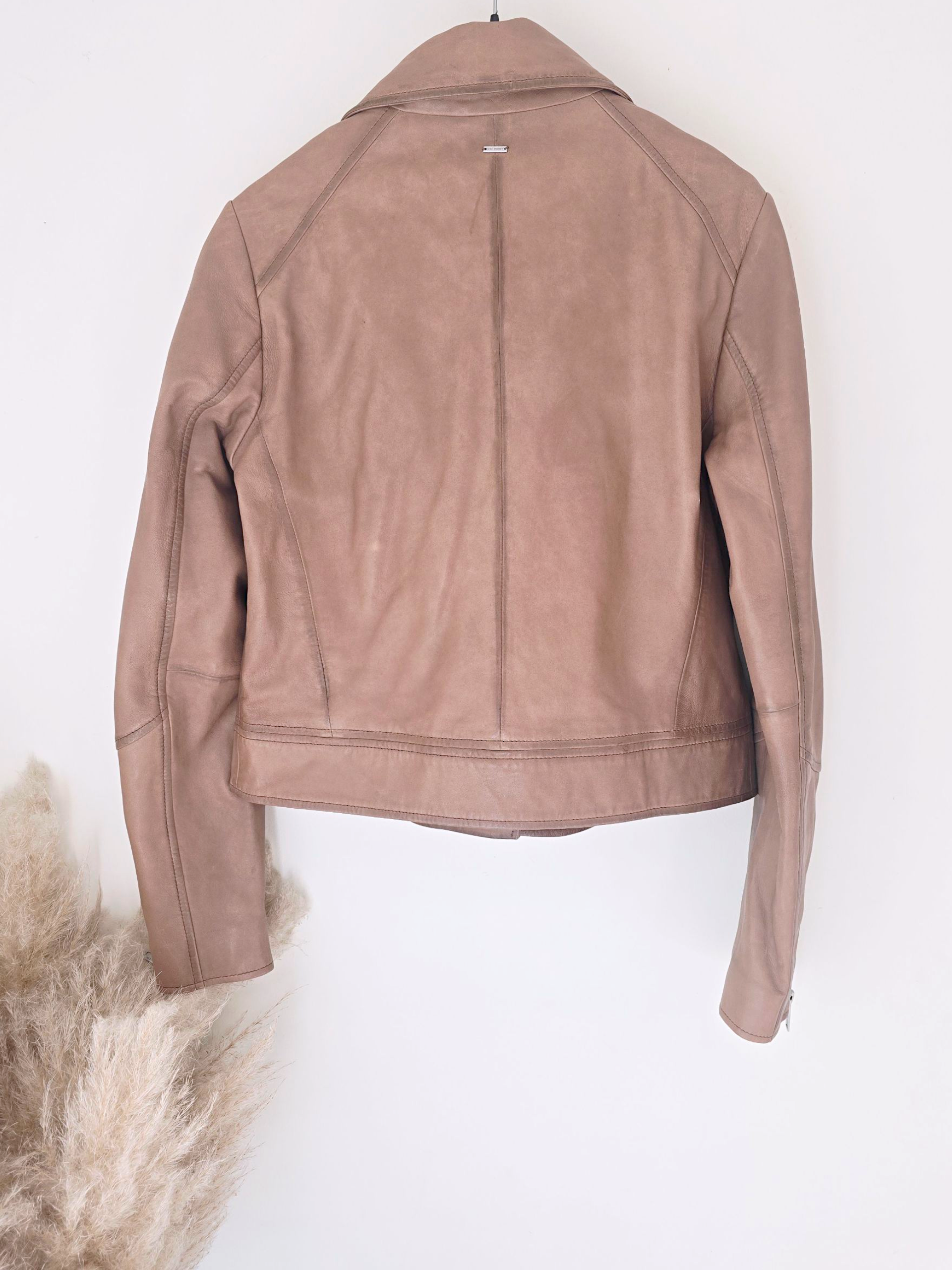 Perfecto beige 100% cuir