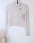 Pull col roulé cachemire beige - 𝐌𝐚𝐫𝐢𝐧𝐚𝟒𝟒𝐟𝐚𝐦𝐢𝐥𝐲