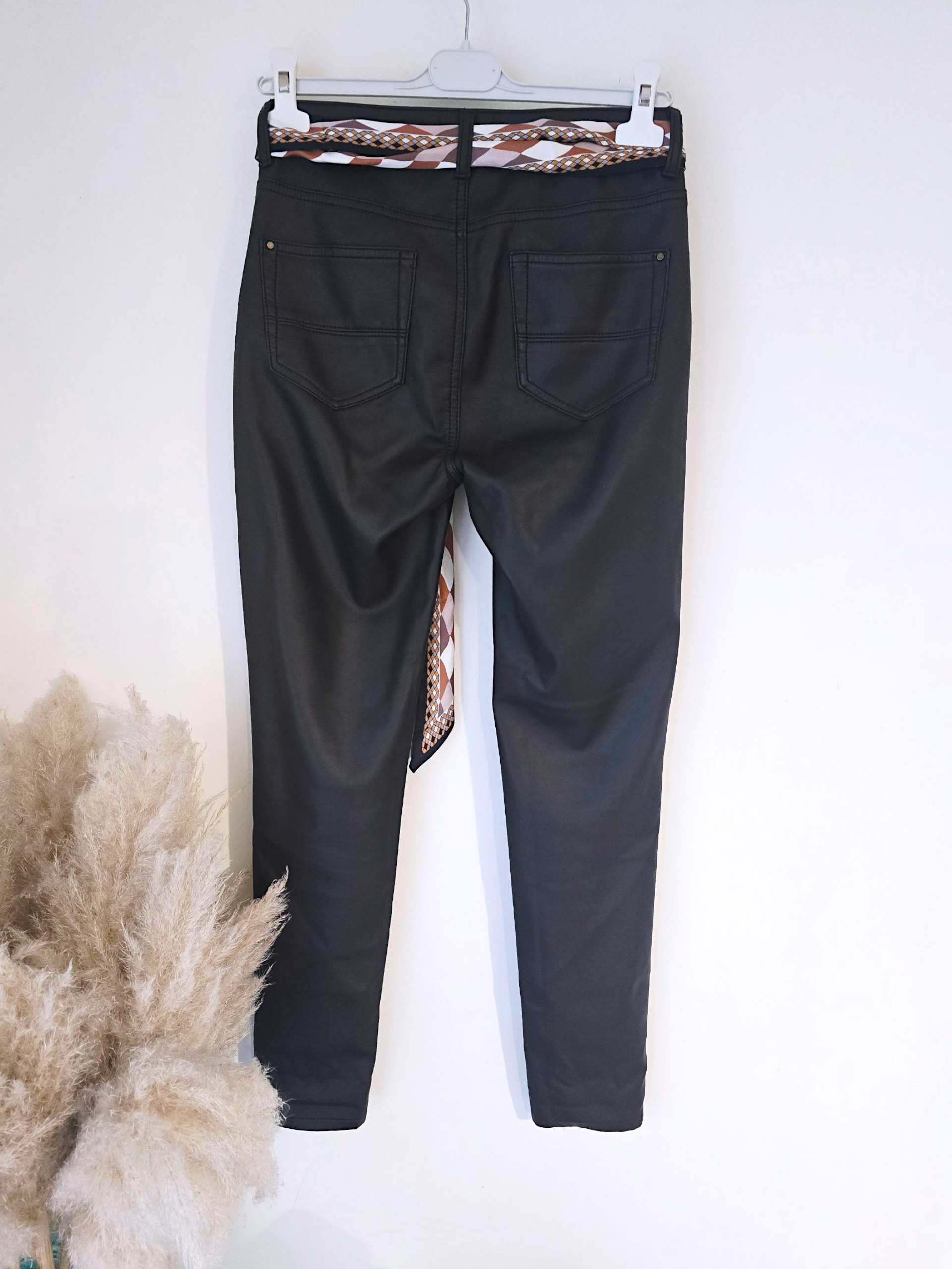 Pantalon marron + ruban