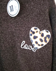 Pull chaud amour léopard
