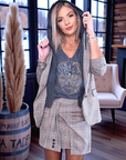 Veste carreaux à capuche - 𝐌𝐚𝐫𝐢𝐧𝐚𝟒𝟒𝐟𝐚𝐦𝐢𝐥𝐲